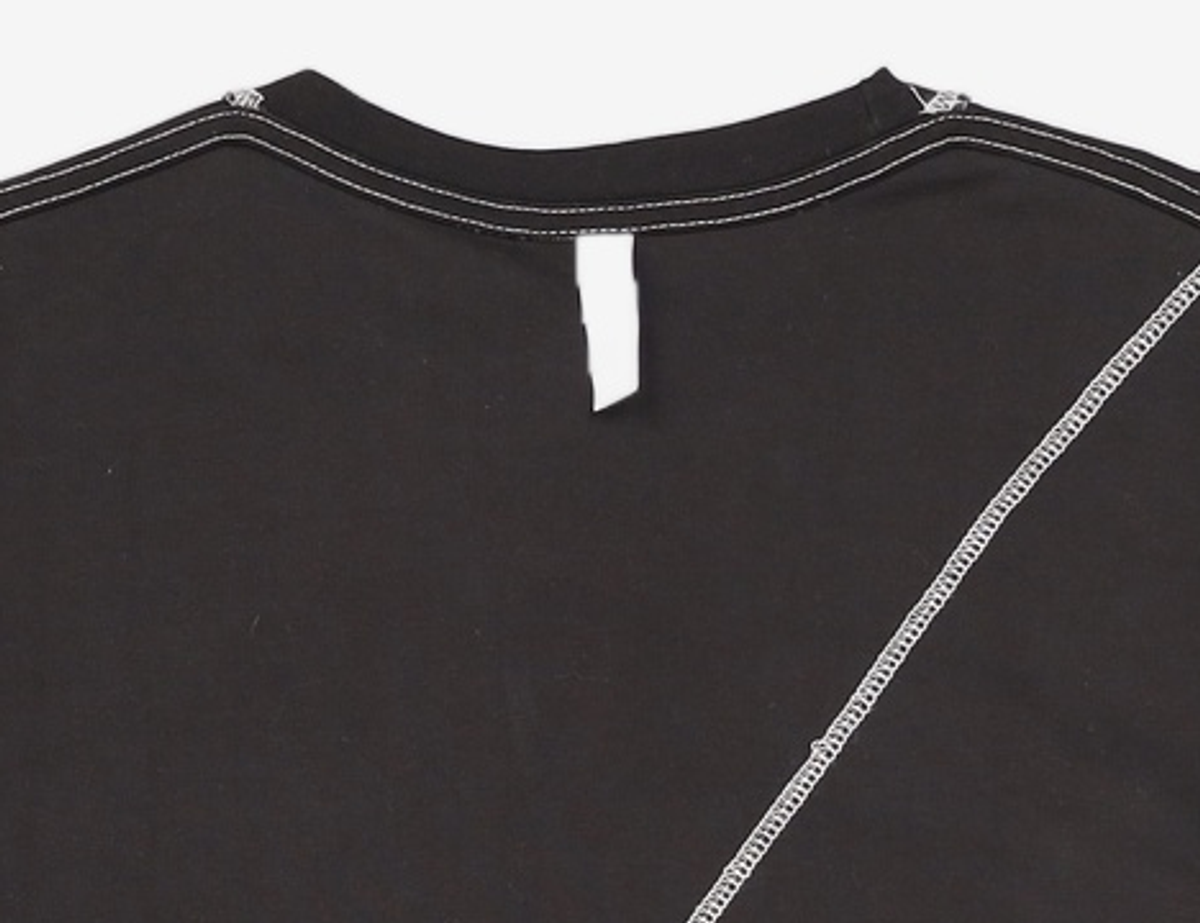 노매뉴얼(NOMANUAL) R.D LONG SLEEVE TEE - BLACK 100