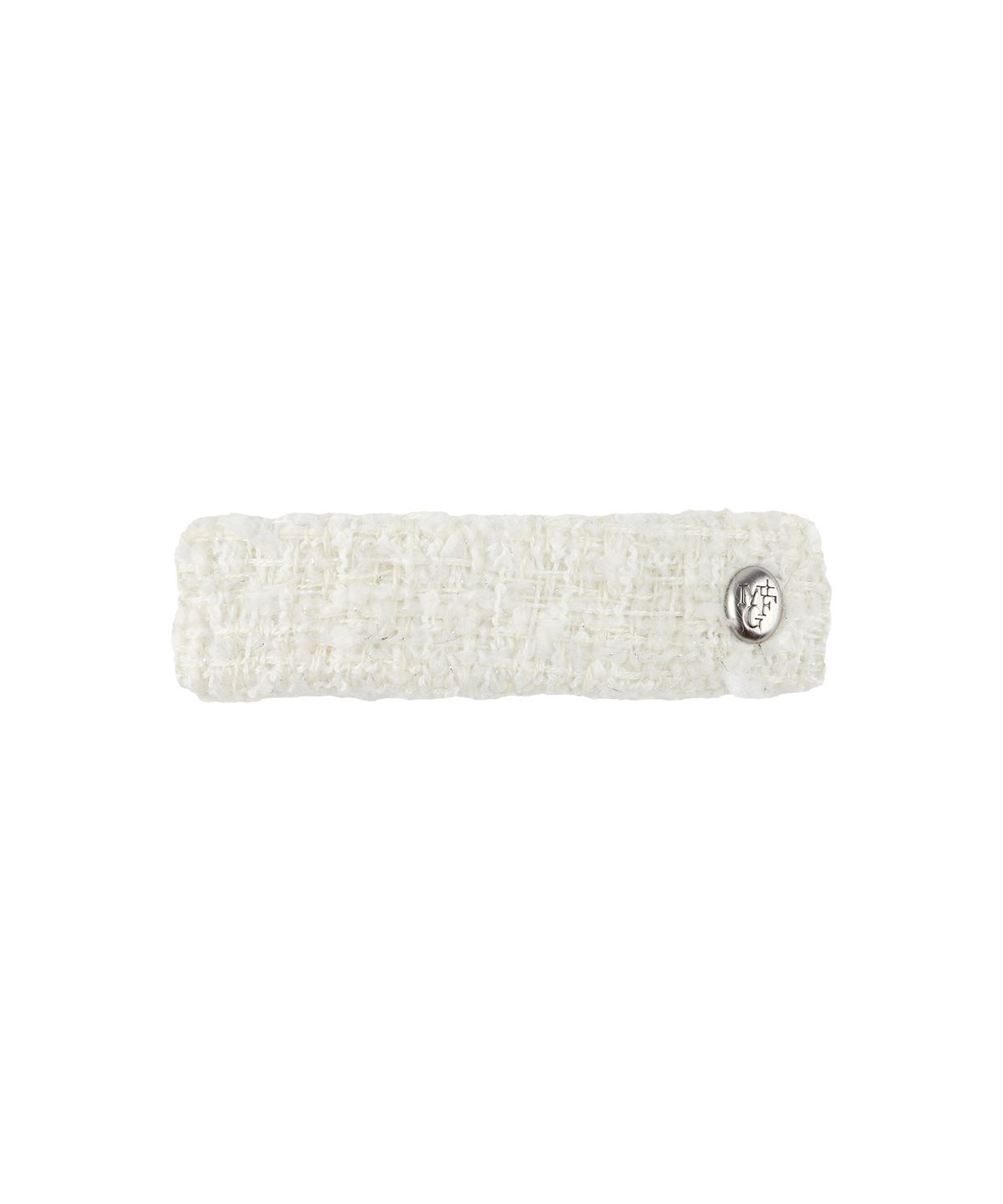 마리떼 프랑소와 저버(MARITHÉ + FRANҪOIS GIRBAUD) TWEED HAIR PIN ivory