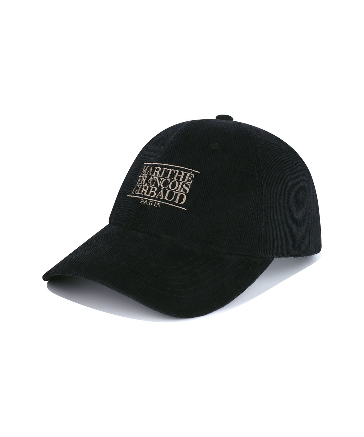 마리떼 프랑소와 저버(MARITHÉ + FRANҪOIS GIRBAUD) CORDUROY SMALL CLASSIC LOGO CAP black