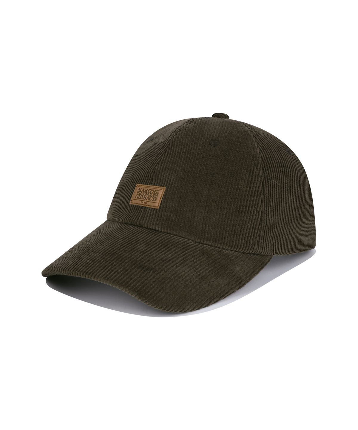 마리떼 프랑소와 저버(MARITHÉ + FRANҪOIS GIRBAUD) CORDUROY MICRO CLASSIC LOGO PATCH COVERED CAP brown
