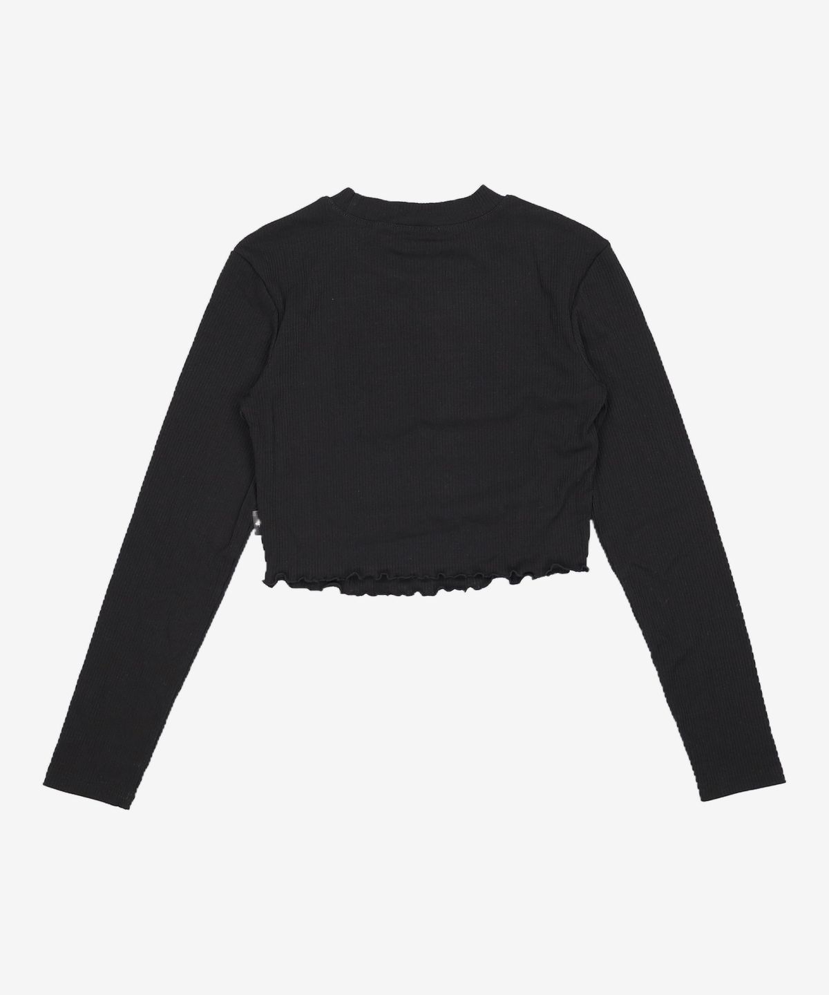 제로플래닛(ZEROPLANET) 엠블럼 그래픽 크롭 탑 [BLACK] S