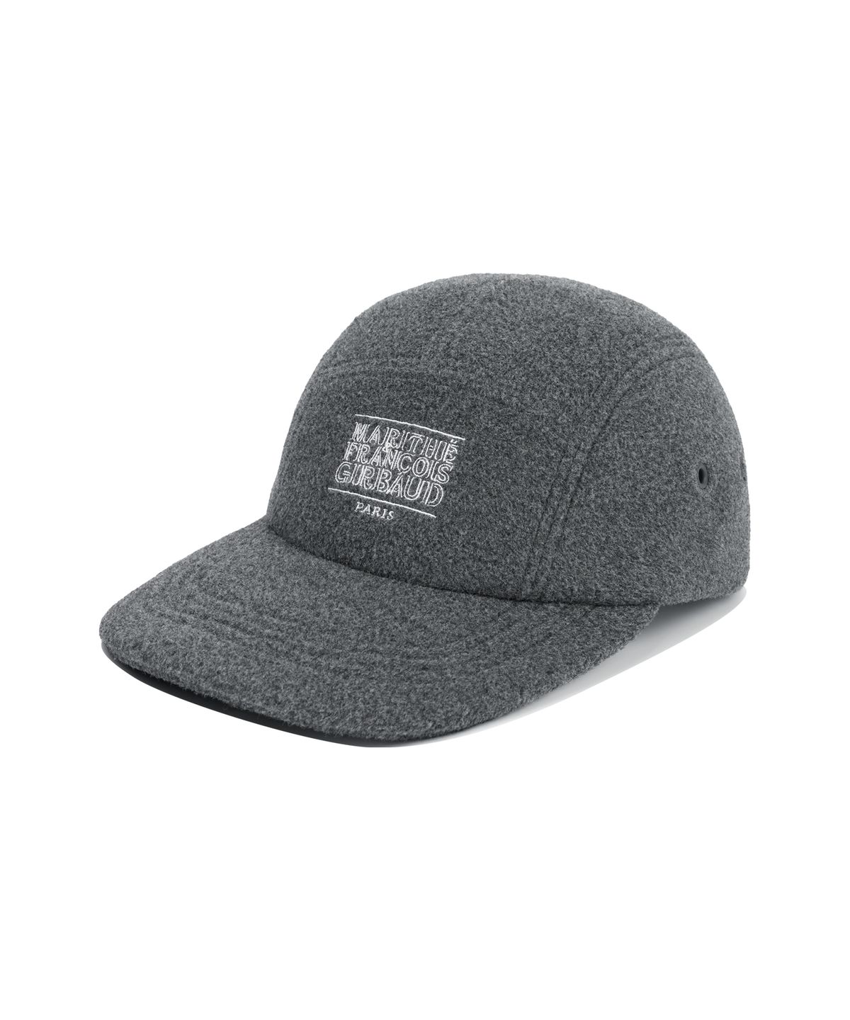 마리떼 프랑소와 저버(MARITHÉ + FRANҪOIS GIRBAUD) OUTLINE CLASSIC LOGO FLEECE CAMP CAP gray