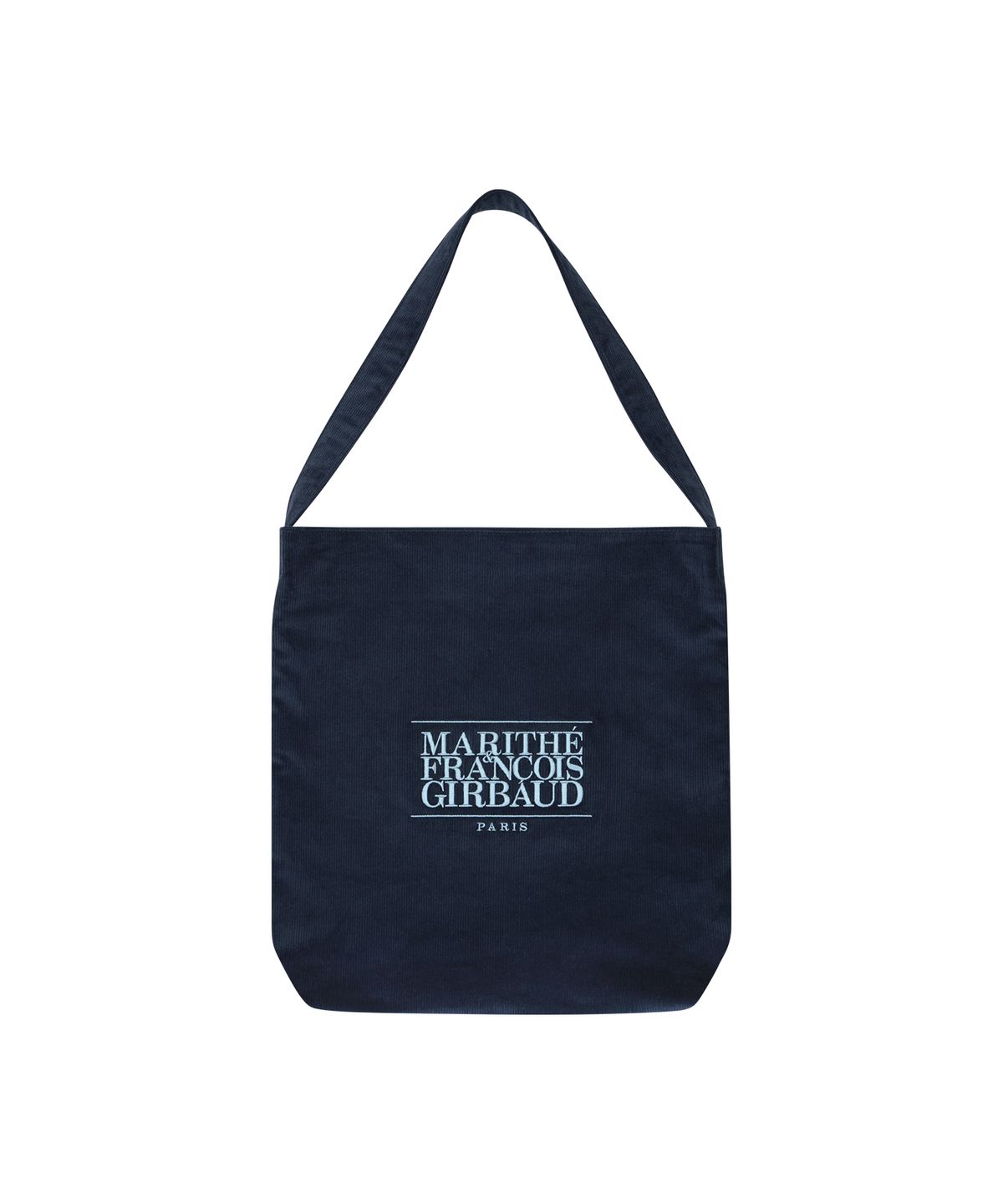 마리떼 프랑소와 저버(MARITHÉ + FRANҪOIS GIRBAUD) CLASSIC LOGO CORDUROY BAG navy