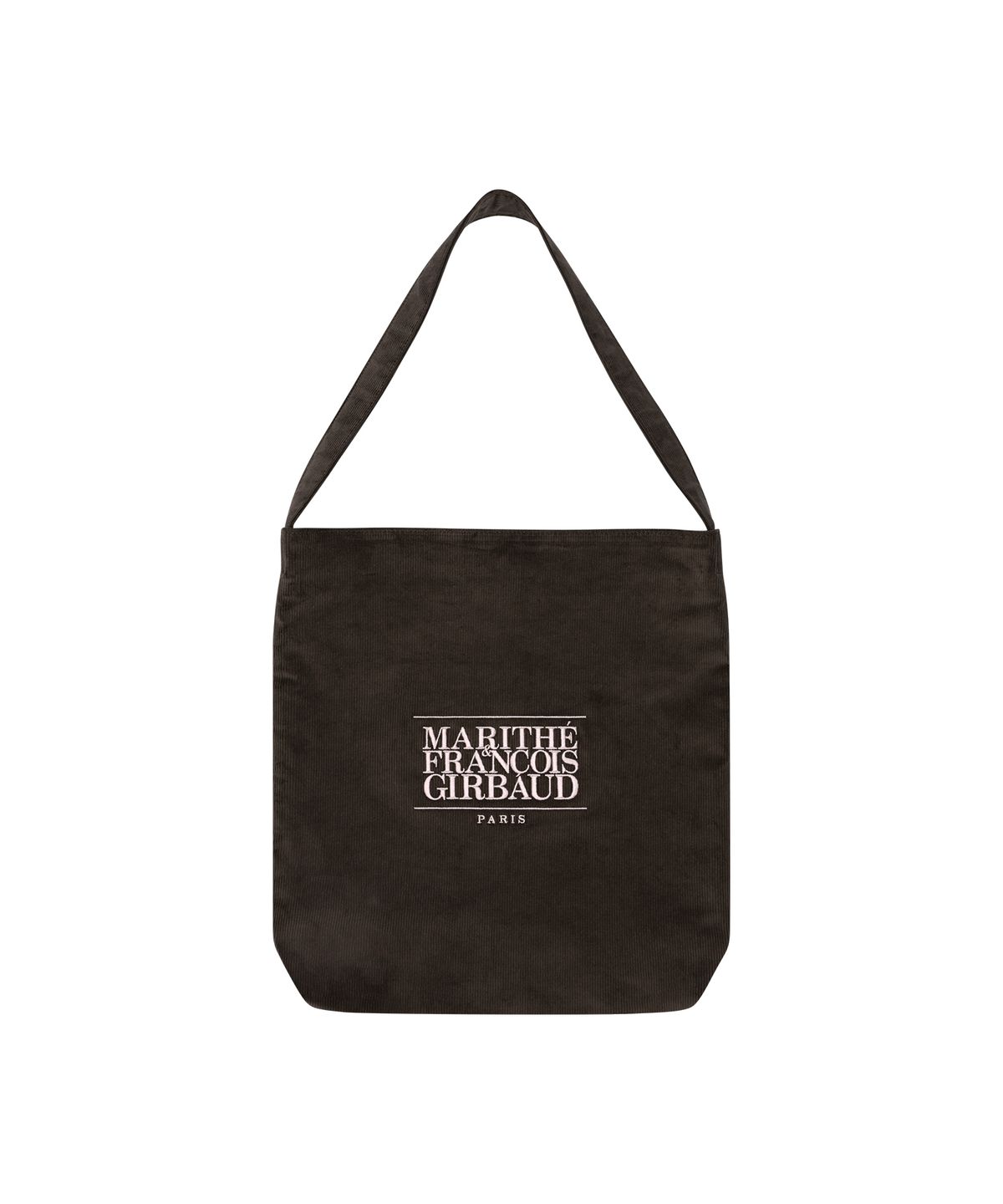 마리떼 프랑소와 저버(MARITHÉ + FRANҪOIS GIRBAUD) CLASSIC LOGO CORDUROY BAG brown
