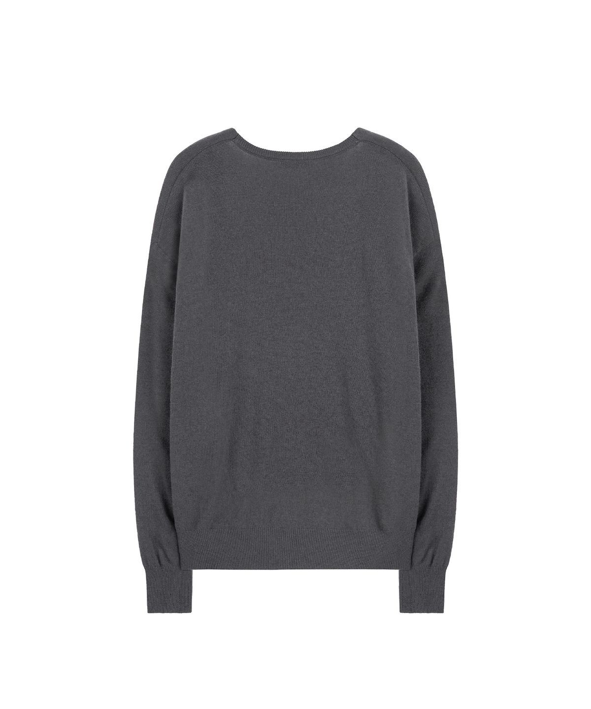 페플리(PEPLEE) Deep V-neck Knit (Charcoal)