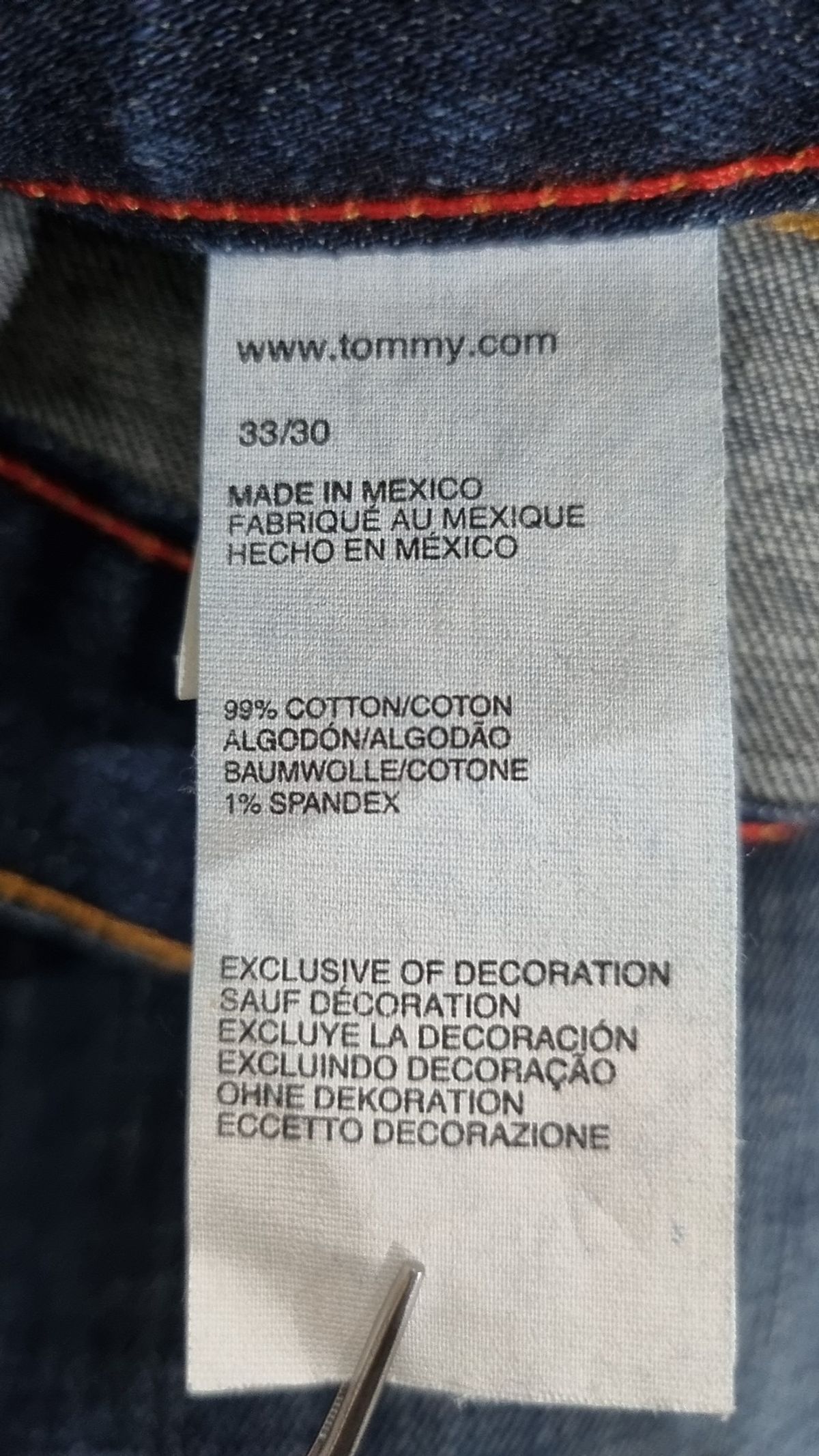 타미힐피거(TOMMY HILFIGER) 청/데님 팬츠 33/30