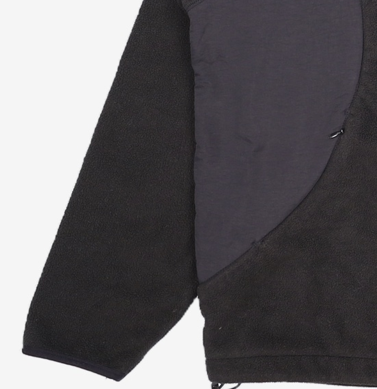 피지컬 디파트먼트(PHYSICAL DEPARTMENT) COLOR BLOCK FLEECE ANORAK BLACK M