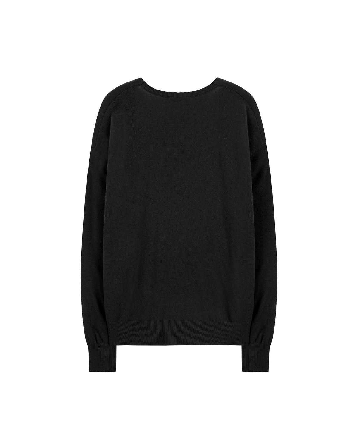페플리(PEPLEE) Deep V-neck Knit (Black)