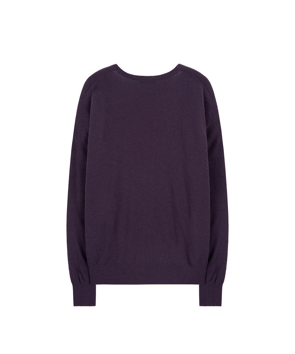 페플리(PEPLEE) Deep V-neck Knit (Purple)