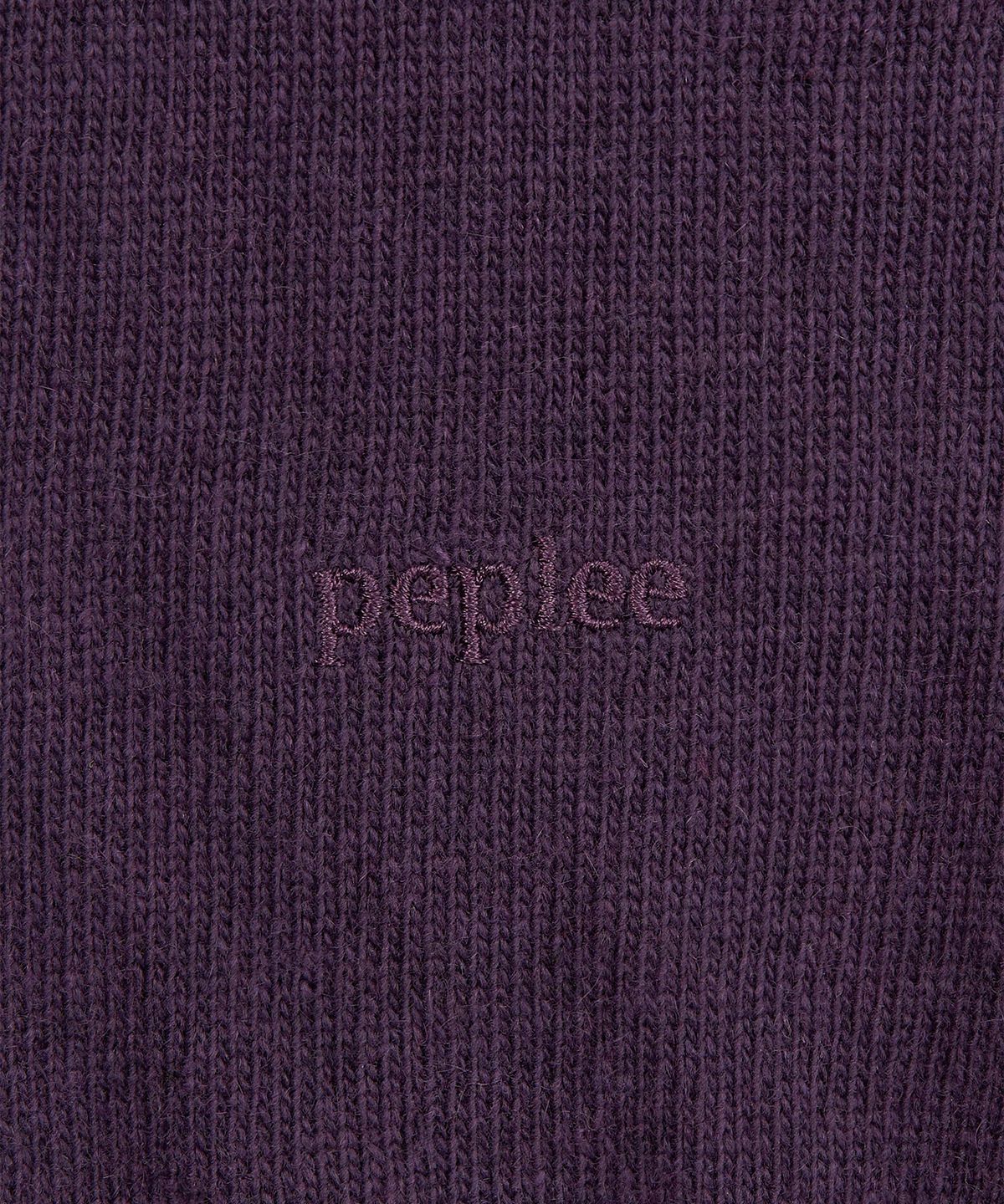 페플리(PEPLEE) Deep V-neck Knit (Purple)