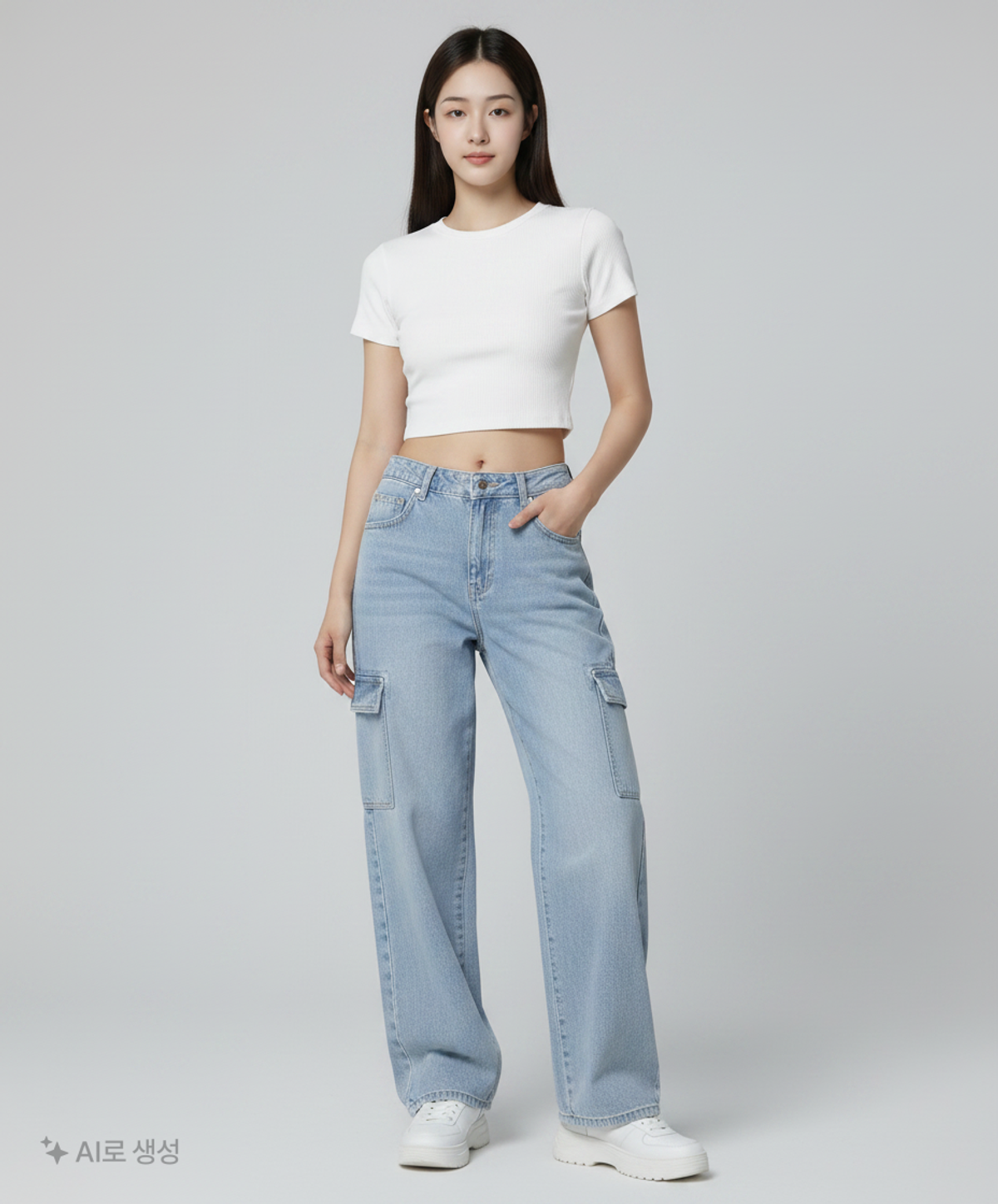 미쏘(MIXXO) 카고 와이드 팬츠 TJD319J RE_MIWTJD51QJ 28
