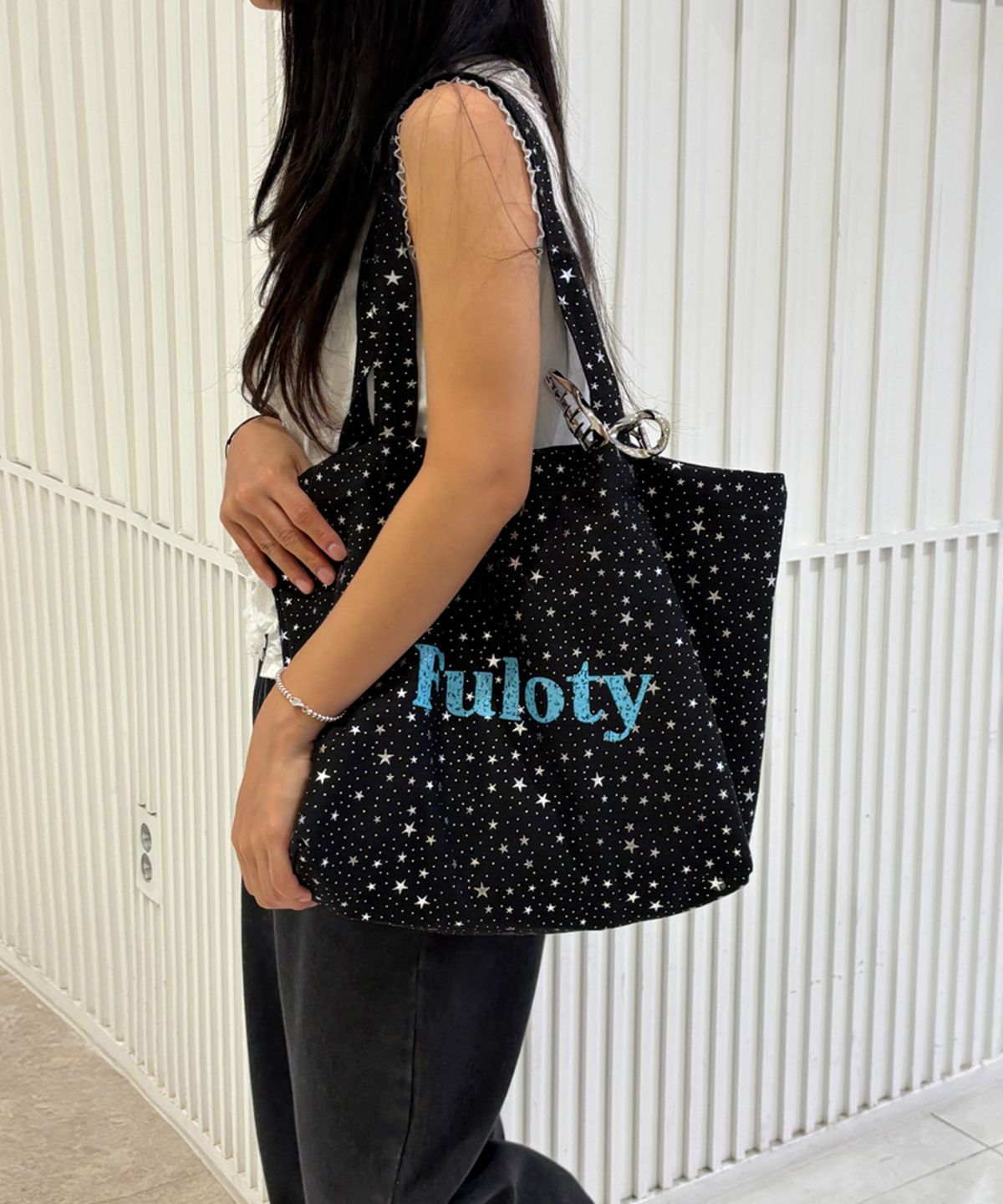풀로티(FULOTY) Star vintage eco bag black