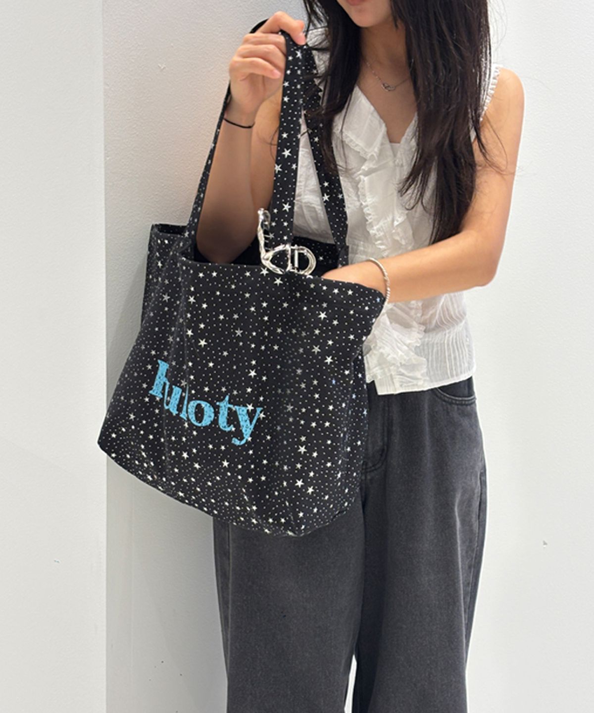 풀로티(FULOTY) Star vintage eco bag black