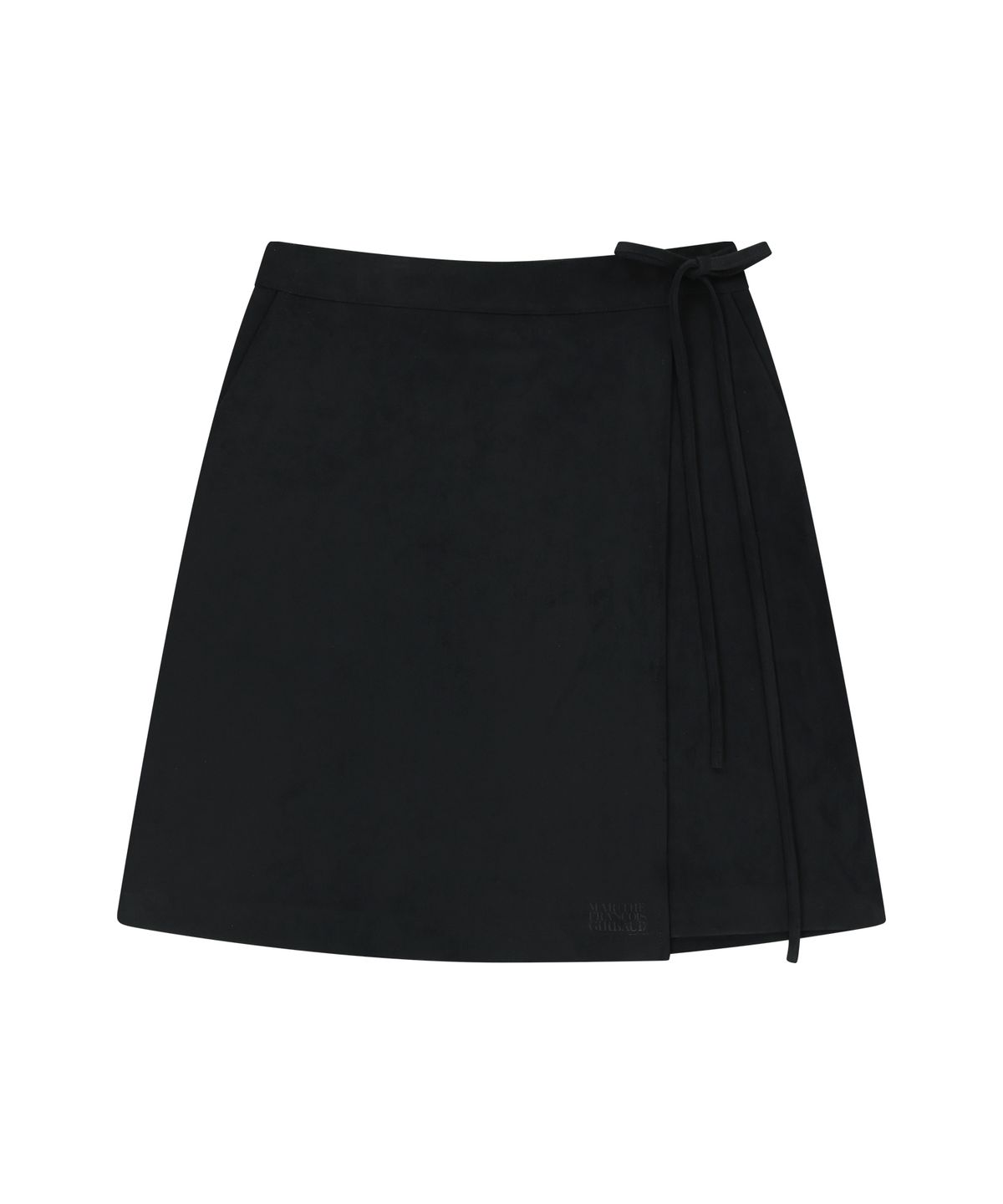 마리떼 프랑소와 저버(MARITHÉ + FRANҪOIS GIRBAUD) W SUEDE WRAP SKIRT black