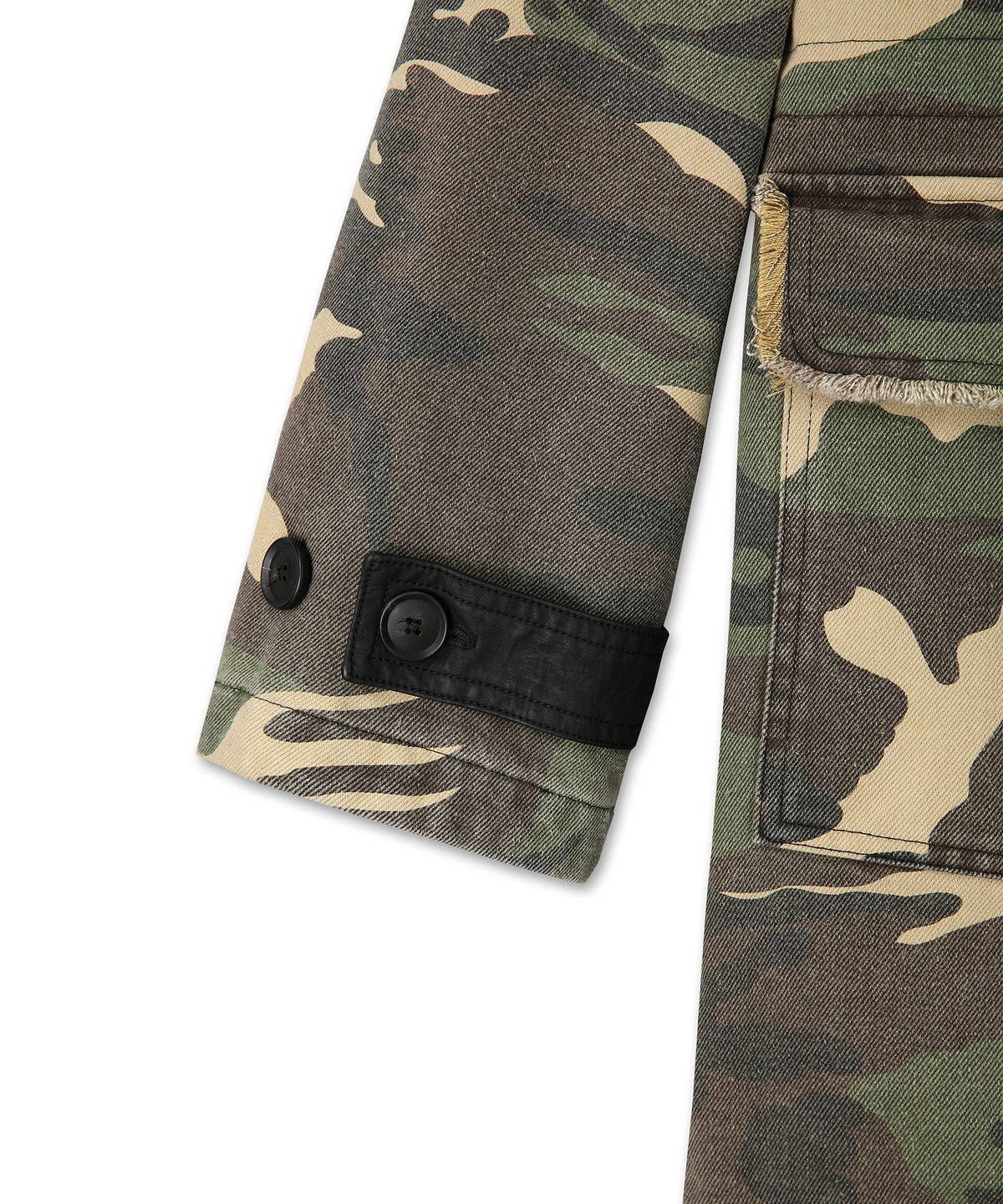 9999아카이브(9999ARCHIVE) Vintage Cut-Out Washed Military Parka