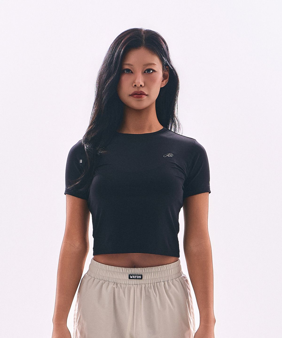 웨이든(WAYDN) [2PACK]ALI THE GREATEST 크롭 우먼 숏 슬리브