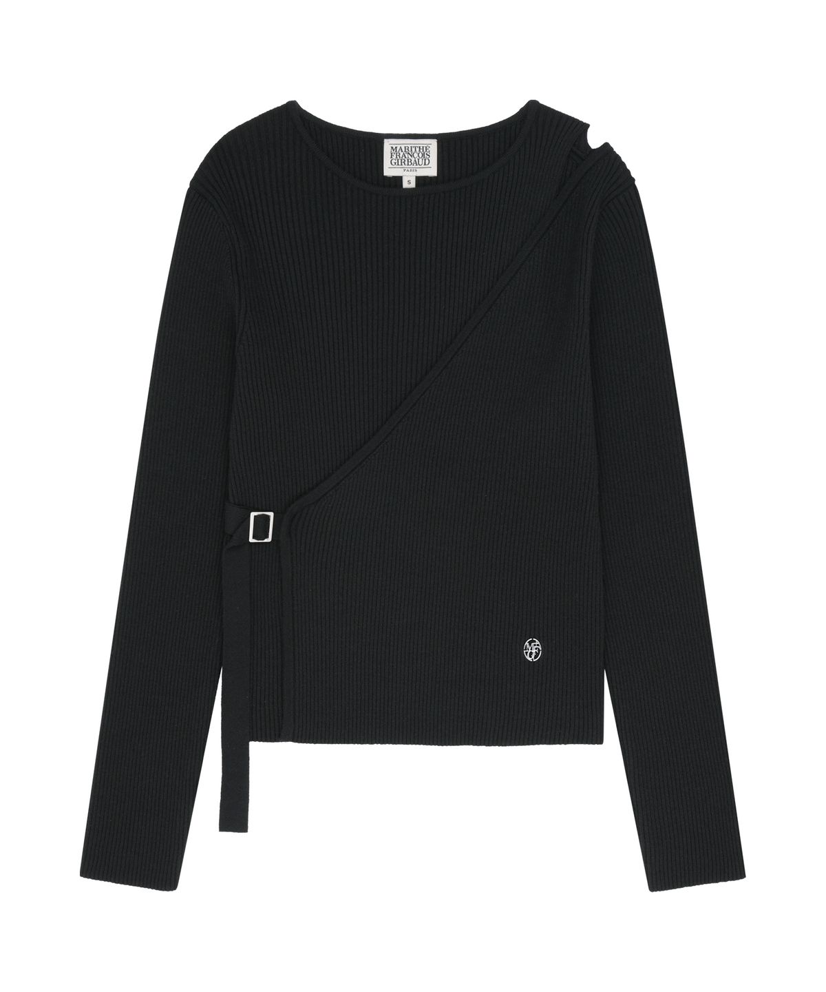 마리떼 프랑소와 저버(MARITHÉ + FRANҪOIS GIRBAUD) W WRAP KNIT black
