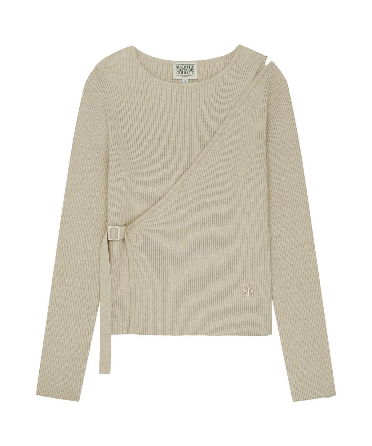 마리떼 프랑소와 저버(MARITHÉ + FRANҪOIS GIRBAUD) W WRAP KNIT light beige