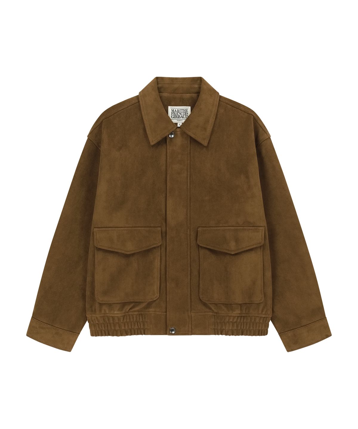 마리떼 프랑소와 저버(MARITHÉ + FRANҪOIS GIRBAUD) FAUX SUEDE BLOUSON JACKET camel