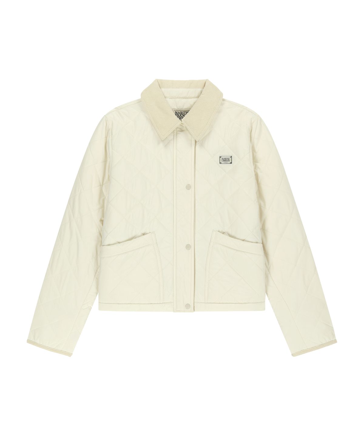 마리떼 프랑소와 저버(MARITHÉ + FRANҪOIS GIRBAUD) W COLLAR PADDED JACKET ivory