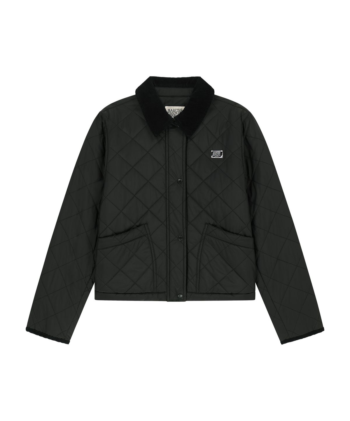 마리떼 프랑소와 저버(MARITHÉ + FRANҪOIS GIRBAUD) W COLLAR PADDED JACKET black