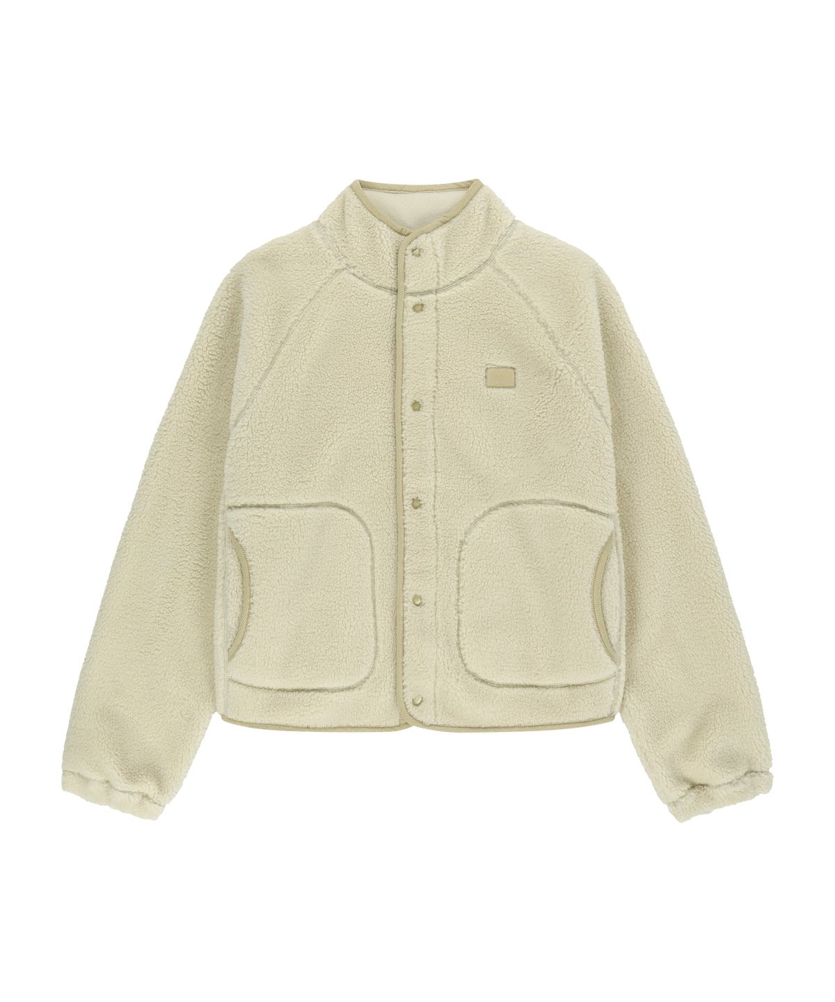 마리떼 프랑소와 저버(MARITHÉ + FRANҪOIS GIRBAUD) W HIGH NECK FLEECE JACKET ivory