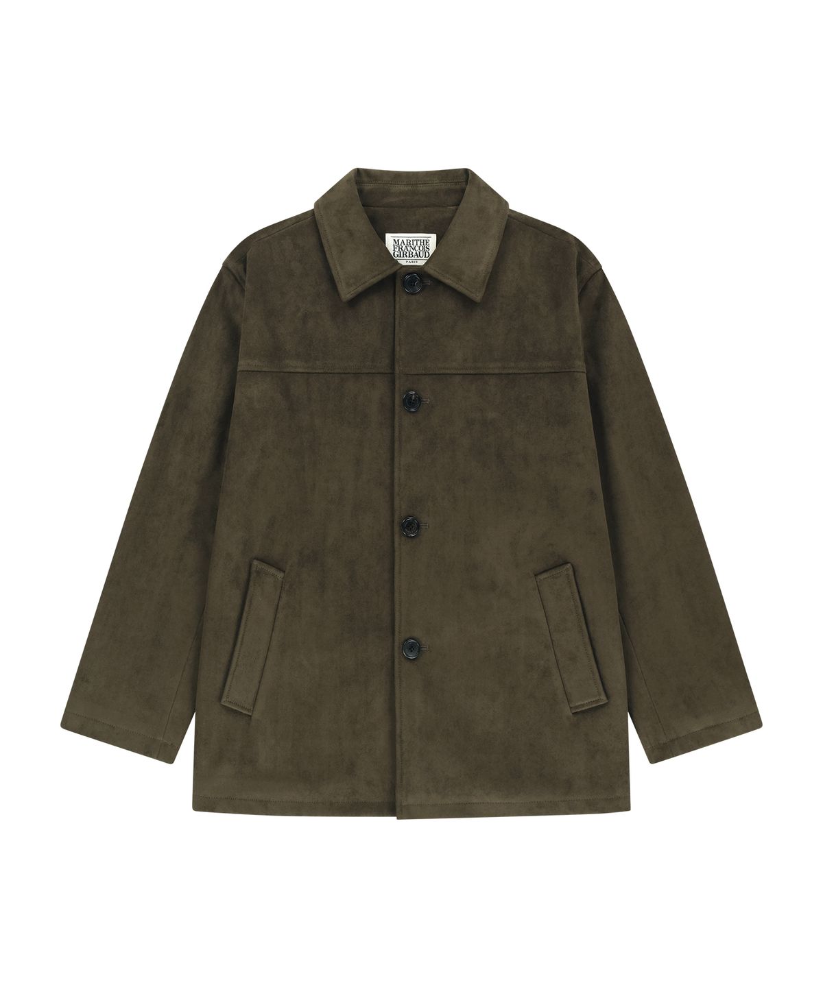 마리떼 프랑소와 저버(MARITHÉ + FRANҪOIS GIRBAUD) W FAUX SUEDE HALF JACKET brown