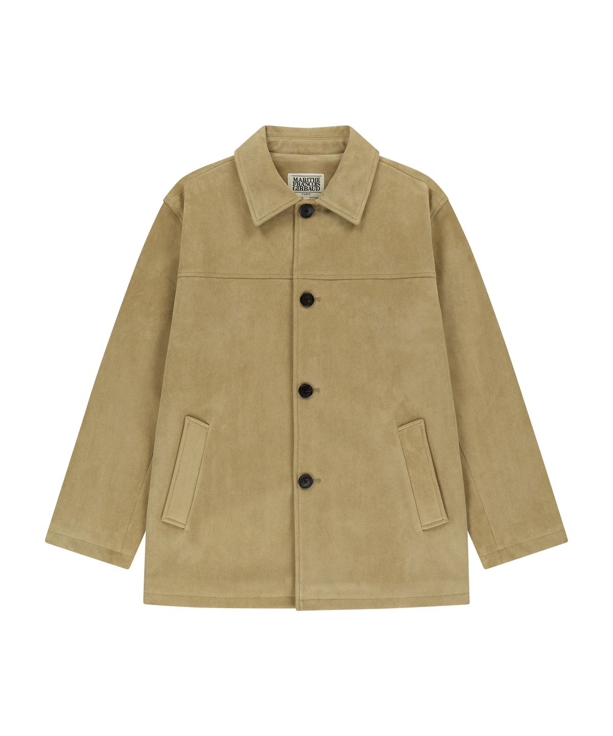 마리떼 프랑소와 저버(MARITHÉ + FRANҪOIS GIRBAUD) W FAUX SUEDE HALF JACKET beige