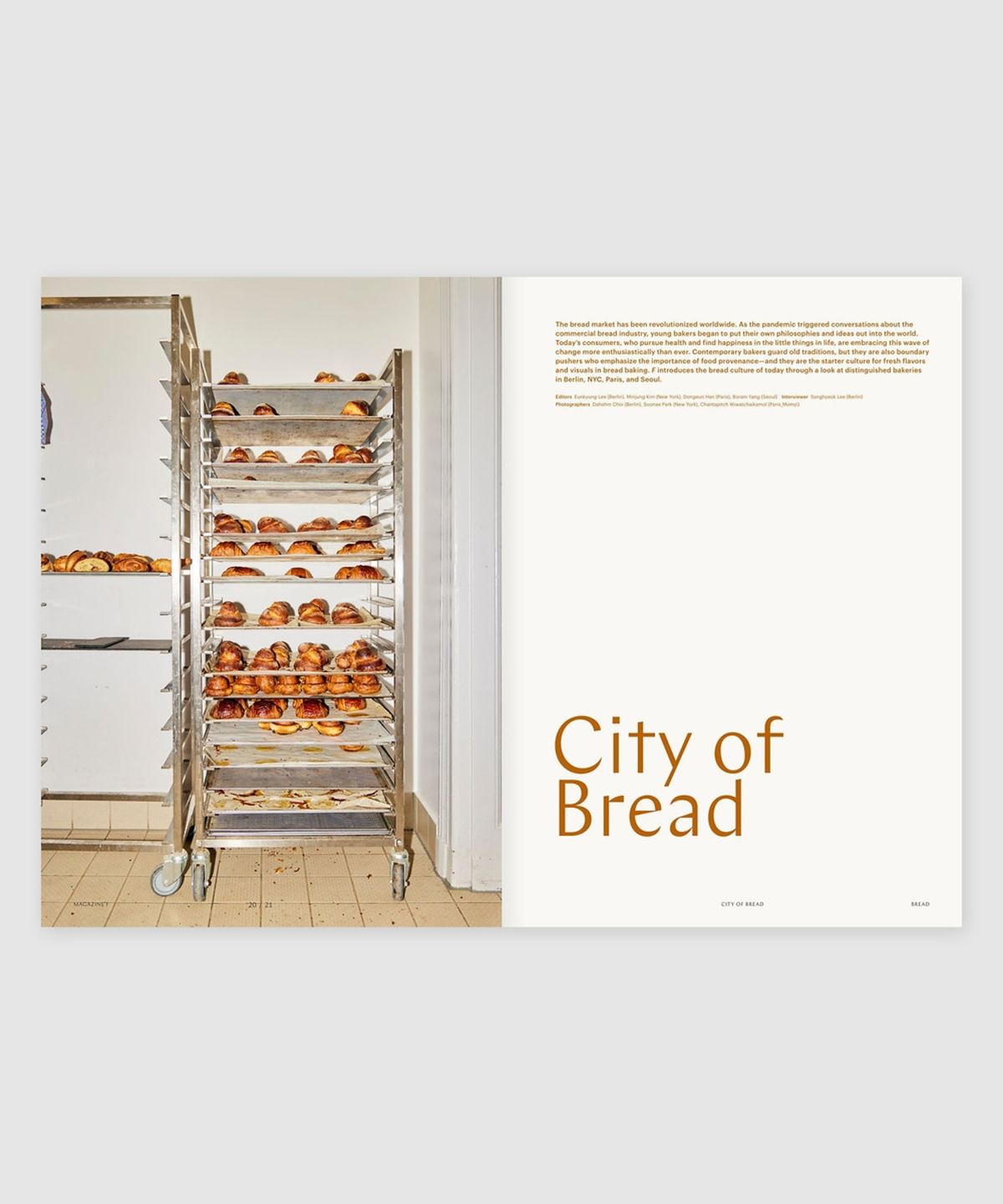 매거진 B(MAGAZINE B) F Issue#26 BREAD