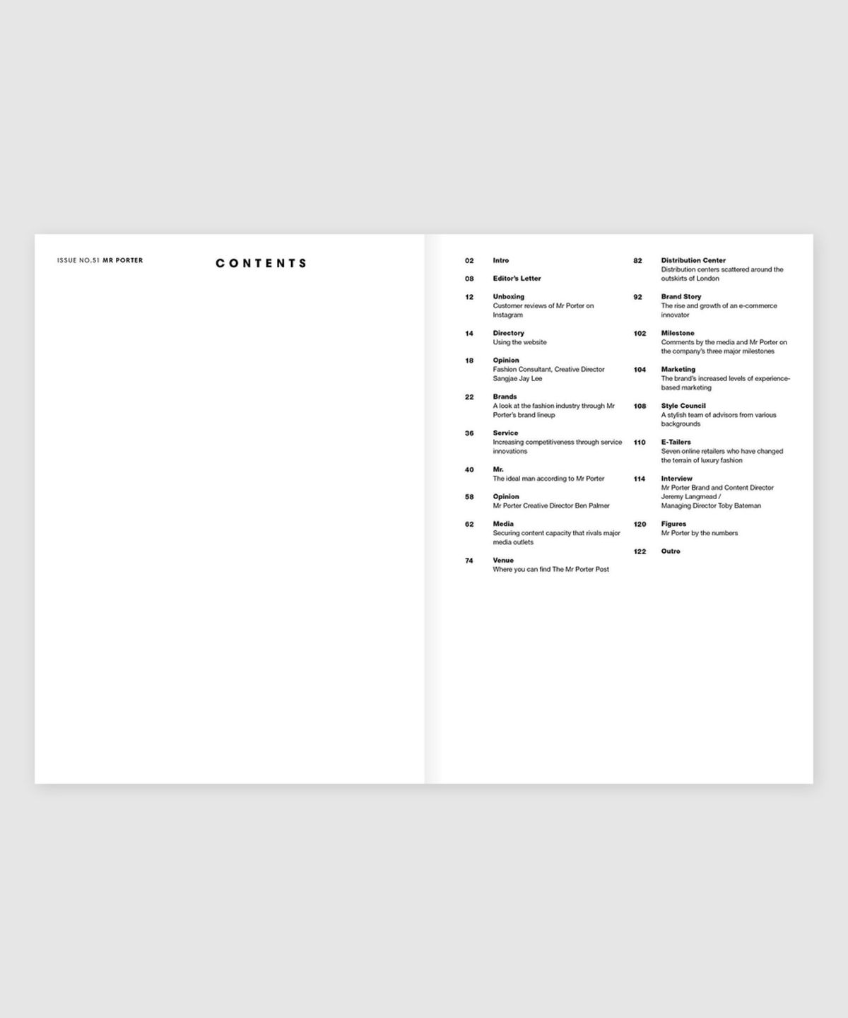 매거진 B(MAGAZINE B) B Issue#51 MR PORTER