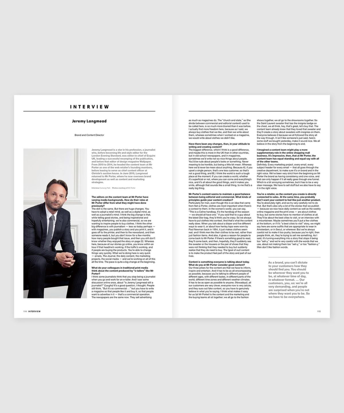 매거진 B(MAGAZINE B) B Issue#51 MR PORTER
