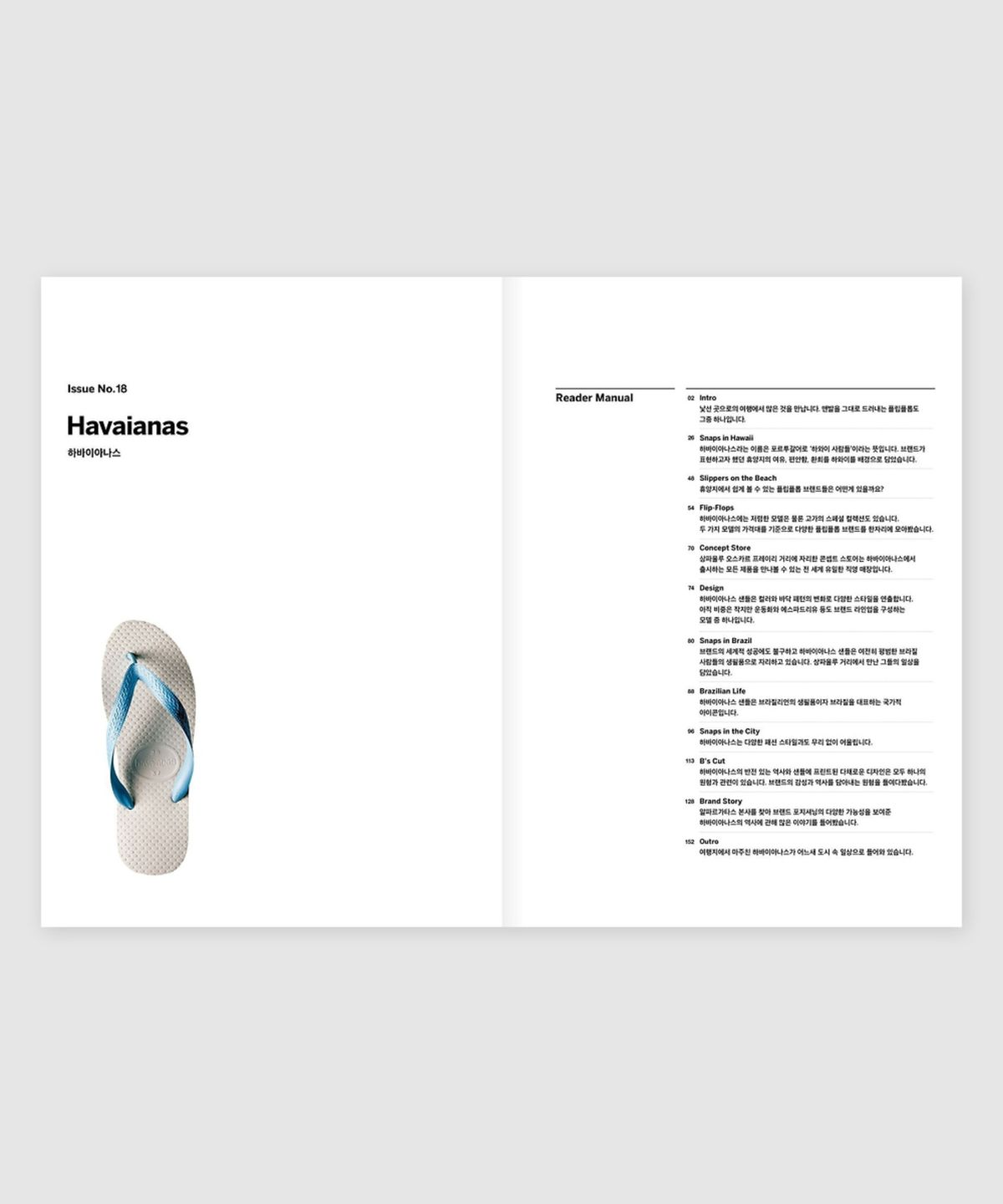 매거진 B(MAGAZINE B) B Issue#18 HAVAIANAS (국문)