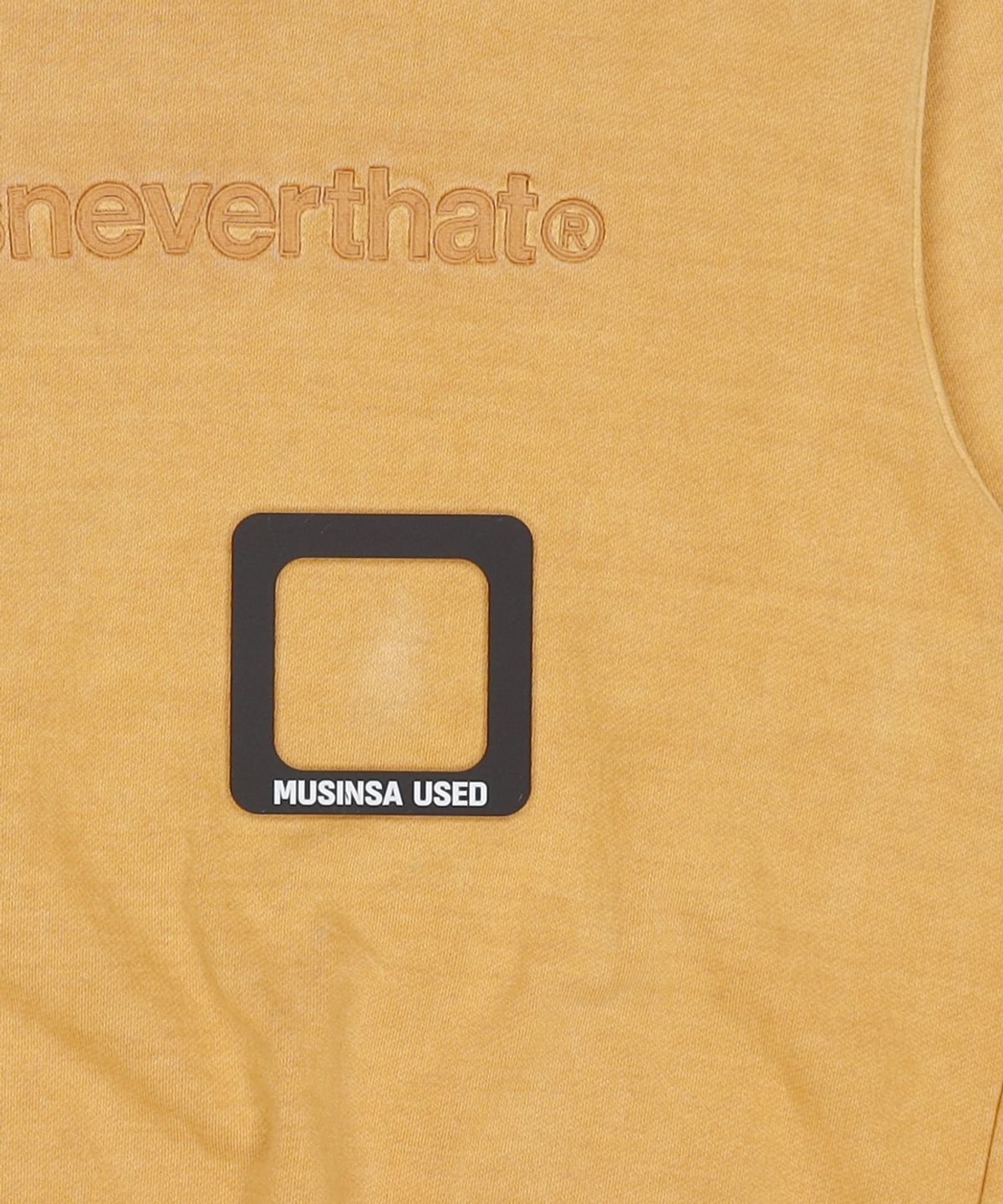 디스이즈네버댓(THISISNEVERTHAT) T-Logo Crewneck Amber L