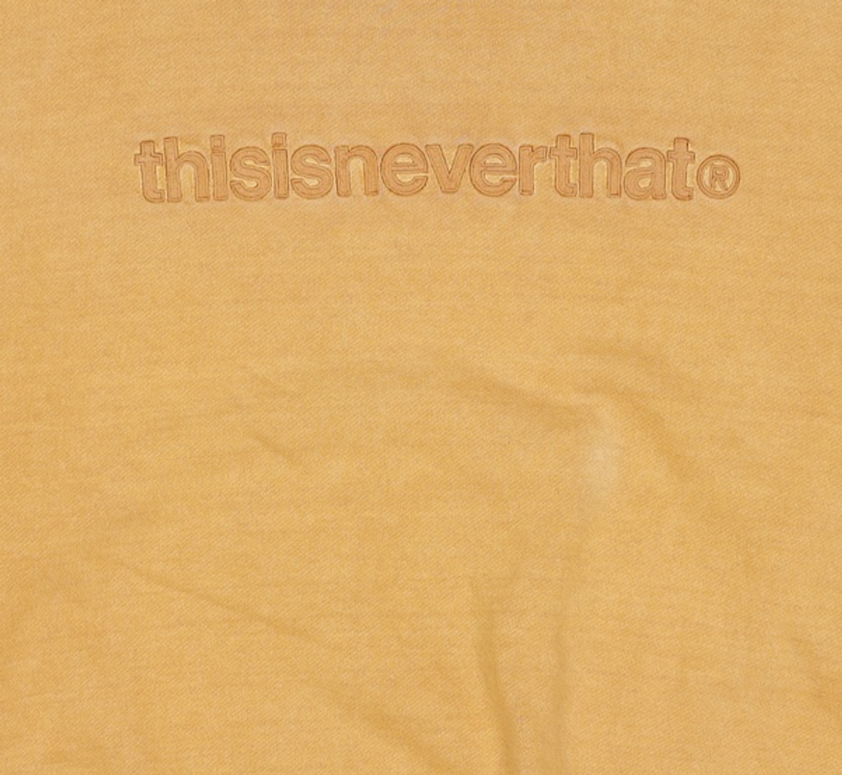 디스이즈네버댓(THISISNEVERTHAT) T-Logo Crewneck Amber L