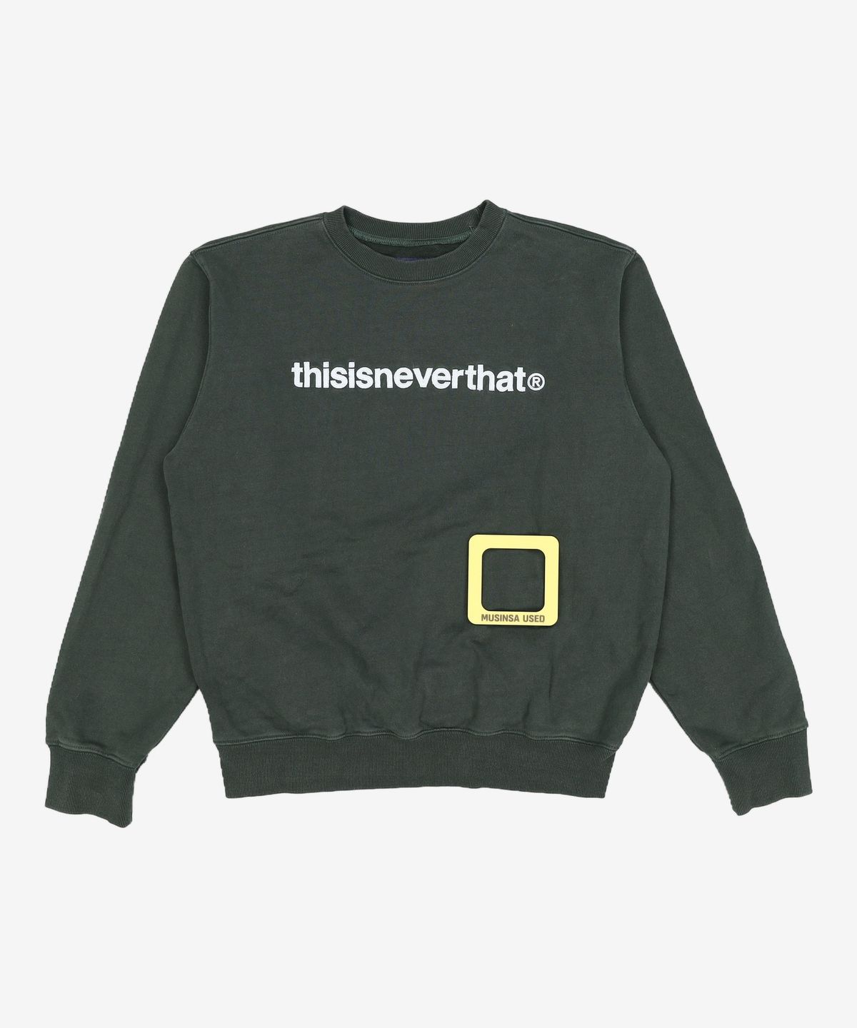 디스이즈네버댓(THISISNEVERTHAT) (FW22) T-Logo Crewneck Black S