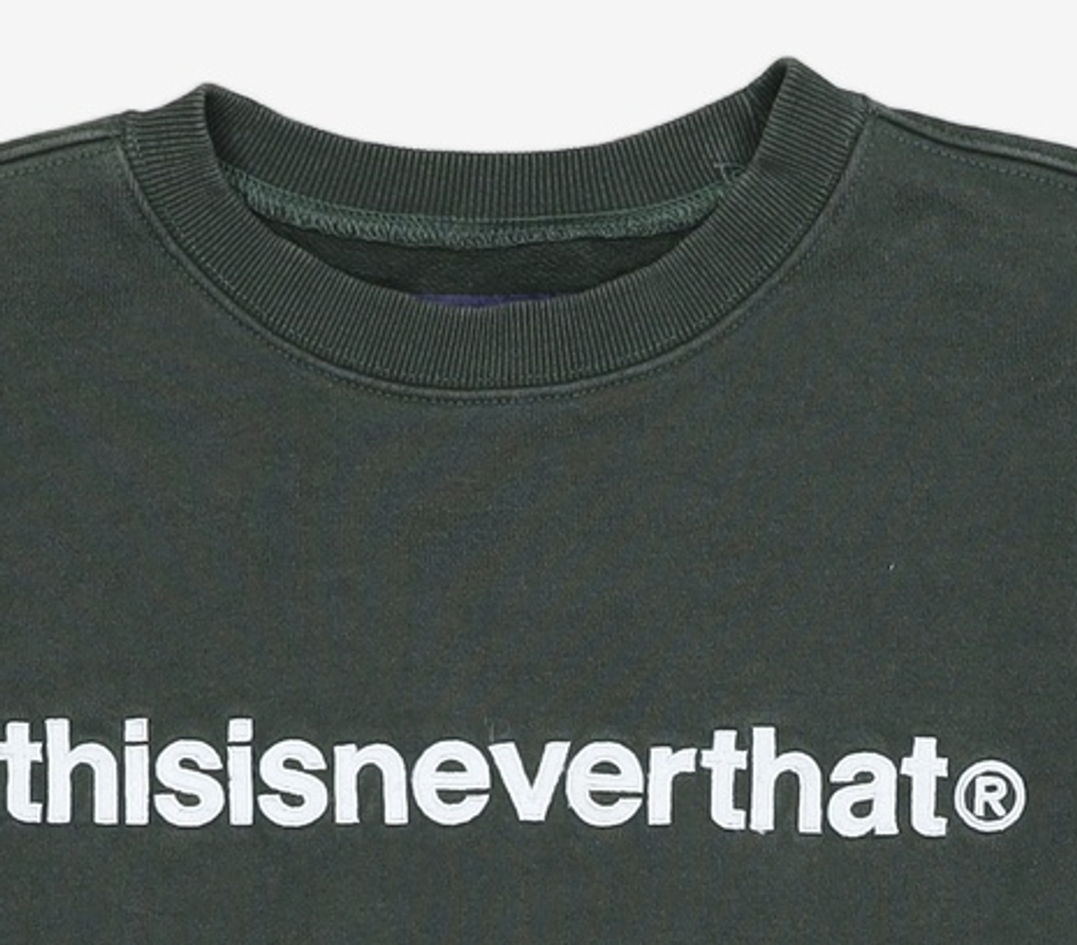 디스이즈네버댓(THISISNEVERTHAT) (FW22) T-Logo Crewneck Black S