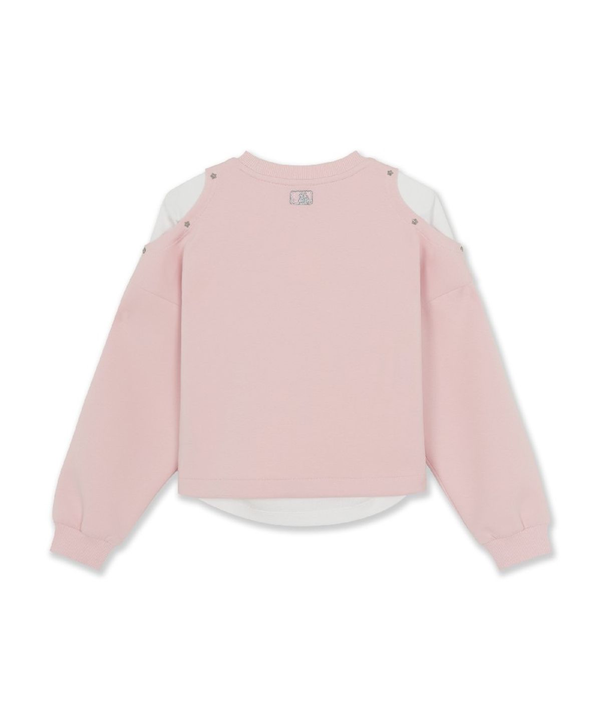엠엘비 키즈(MLB KIDS) 스트릿 걸즈 어깨 트임 레이어드 맨투맨 NY (L.Pink)