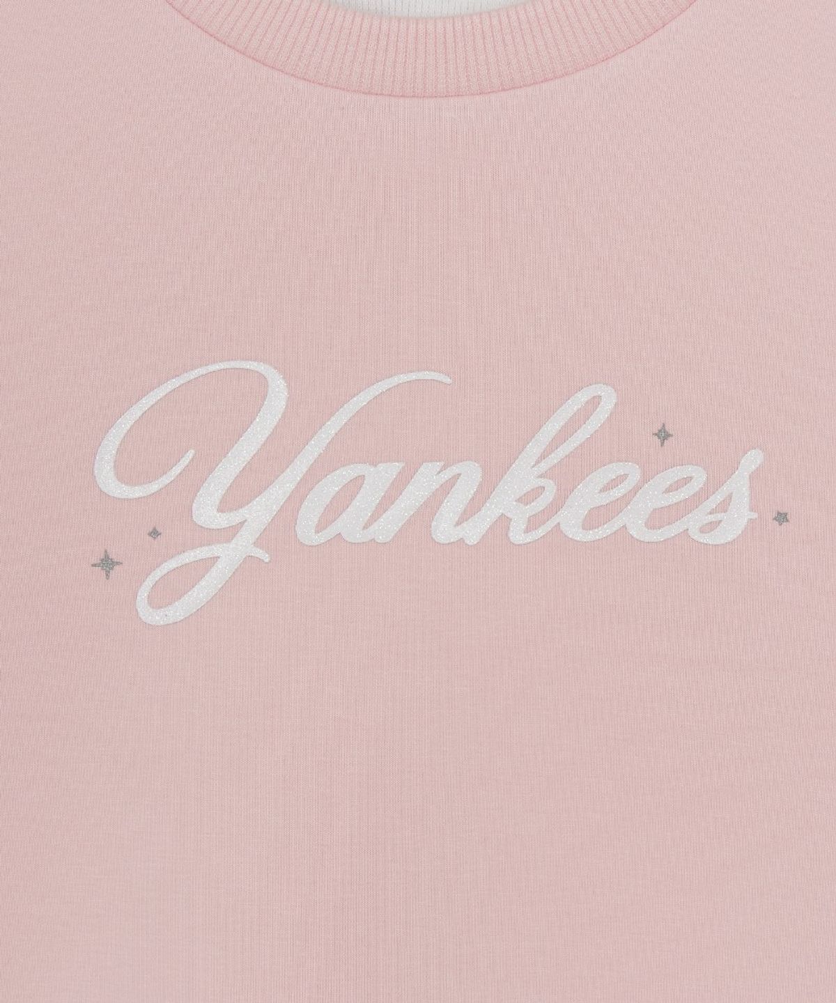 엠엘비 키즈(MLB KIDS) 스트릿 걸즈 어깨 트임 레이어드 맨투맨 NY (L.Pink)