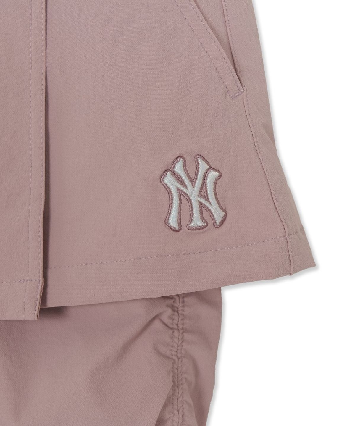 엠엘비 키즈(MLB KIDS) 스트릿 걸즈 플레어 스커트 우븐팬츠 NY (Mg.Pink)