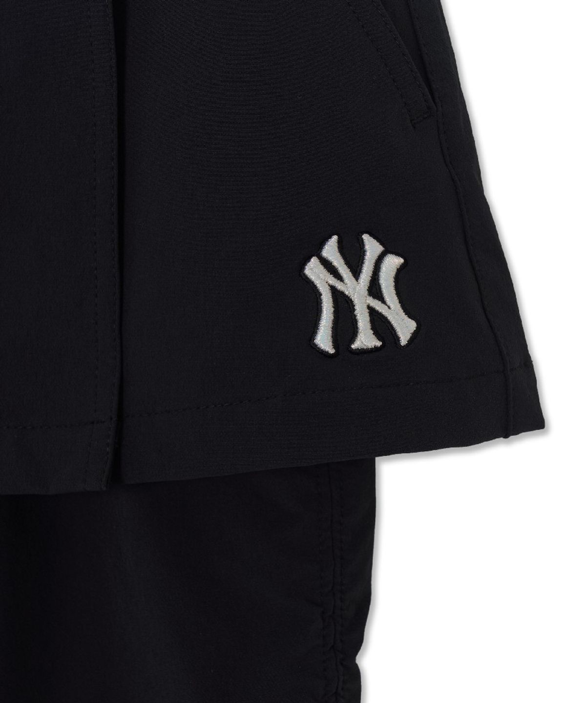 엠엘비 키즈(MLB KIDS) 스트릿 걸즈 플레어 스커트 우븐팬츠 NY (Black)