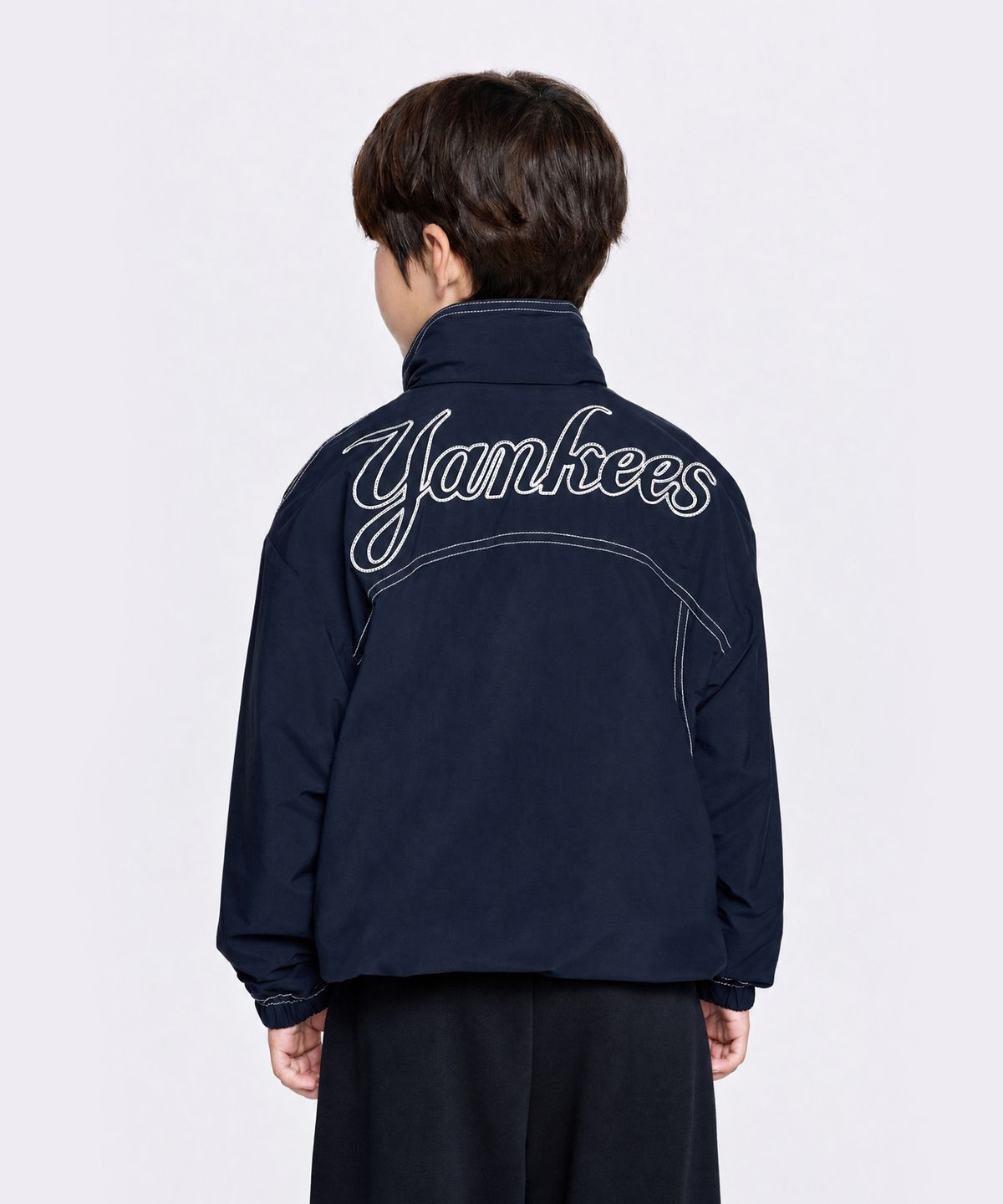 엠엘비 키즈(MLB KIDS) 스포티브 패커블후드 바람막이 NY (Navy)