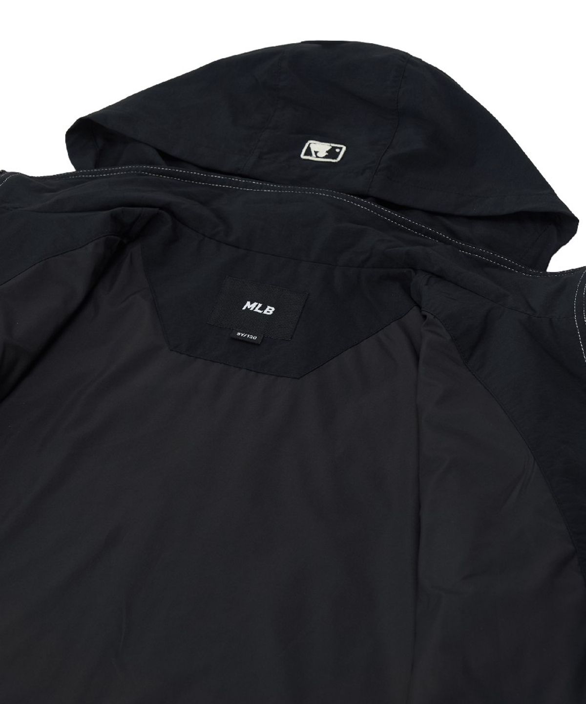 엠엘비 키즈(MLB KIDS) 스포티브 패커블후드 바람막이 NY (Black)