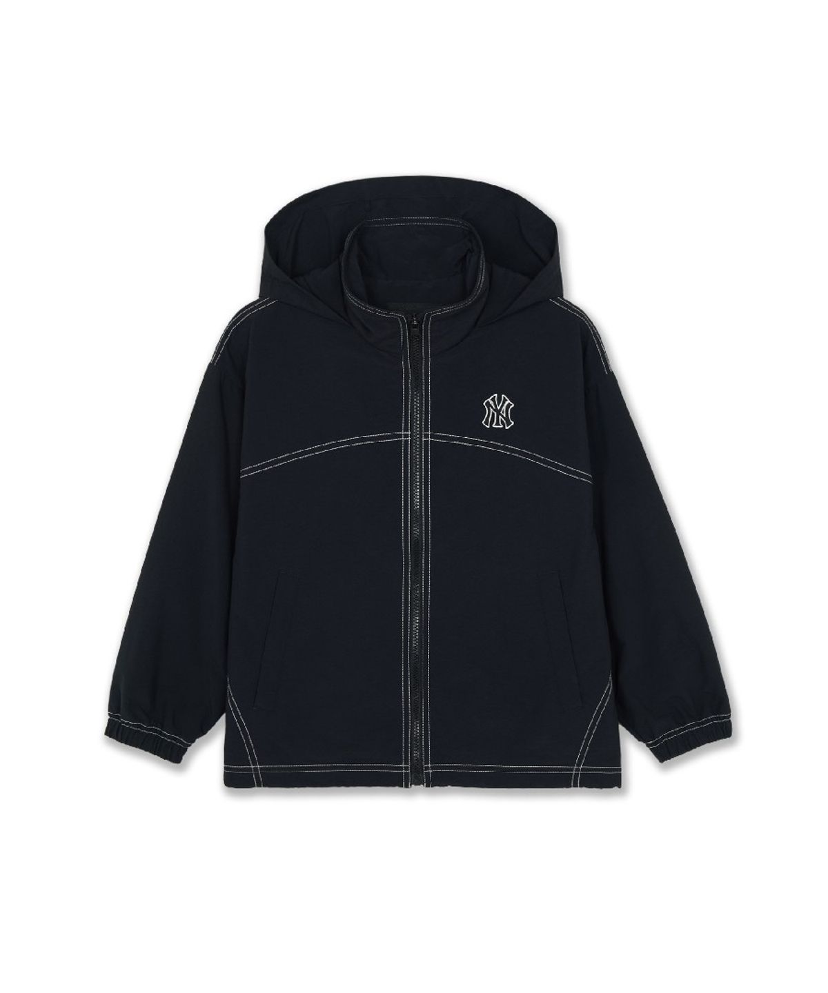 엠엘비 키즈(MLB KIDS) 스포티브 패커블후드 바람막이 NY (Black)
