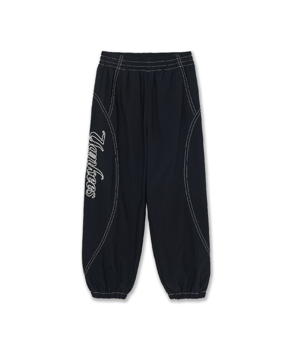 엠엘비 키즈(MLB KIDS) 스포티브 루즈 조거 안감 우븐팬츠 NY (Black)