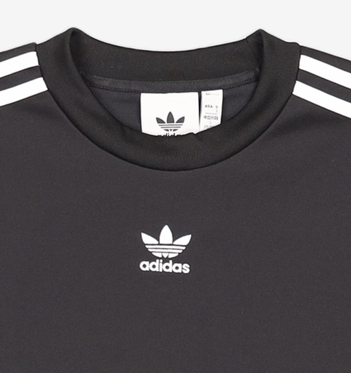 아디다스(ADIDAS) 커트라인 크루 스웨트셔츠 - 블랙 / HN6117 S