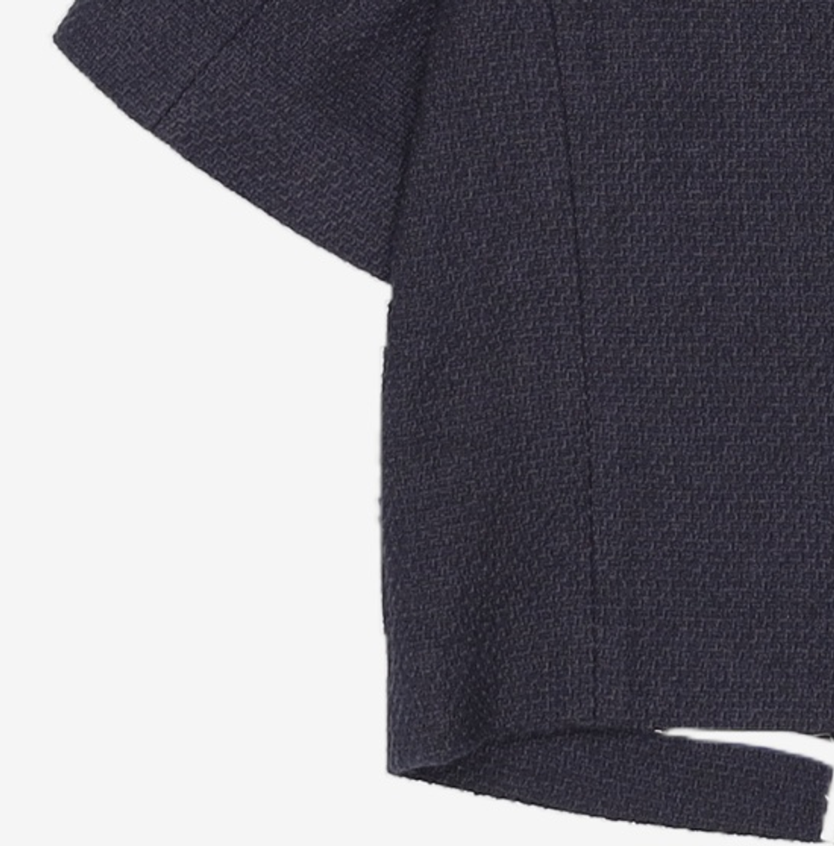 미쏘(MIXXO) 라운드넥 반팔 트위드 자켓 MIWJKD51PG S