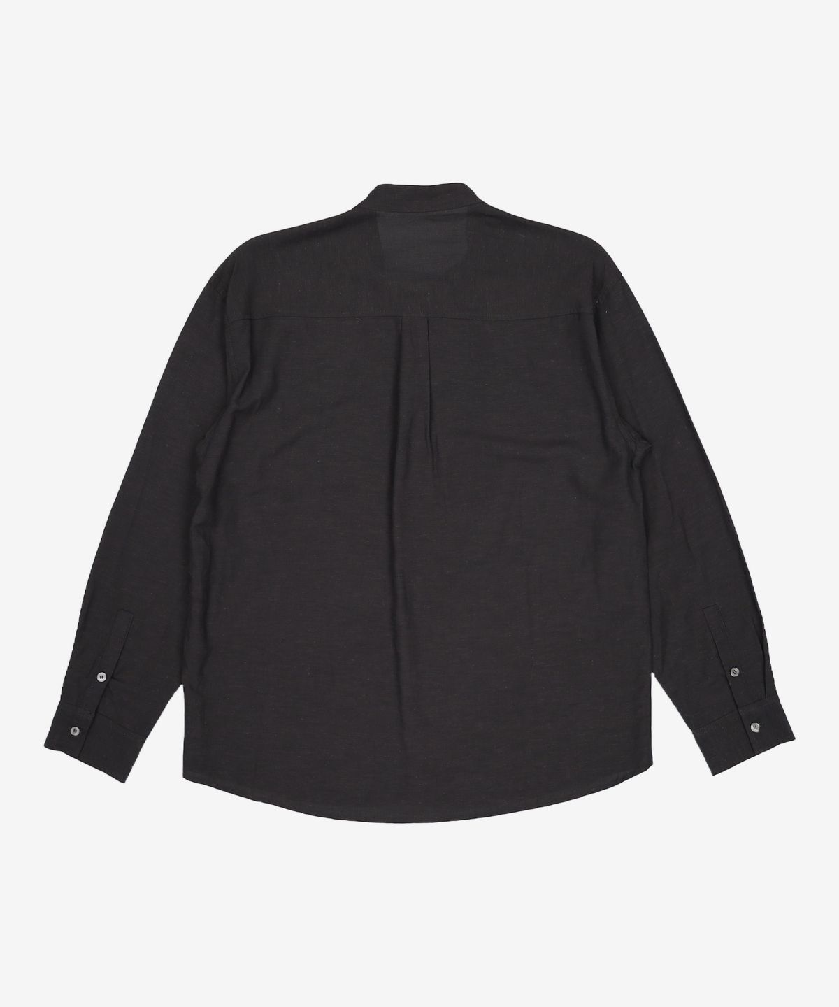 드로우핏(DRAW FIT) STABLE LINEN STAND COLLAR SHIRTS [BLACK] M