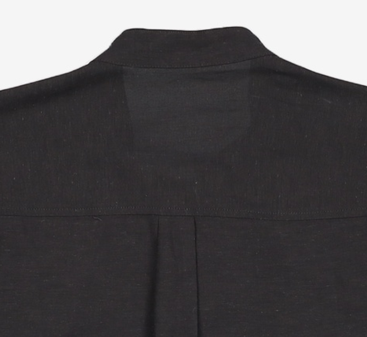 드로우핏(DRAW FIT) STABLE LINEN STAND COLLAR SHIRTS [BLACK] M