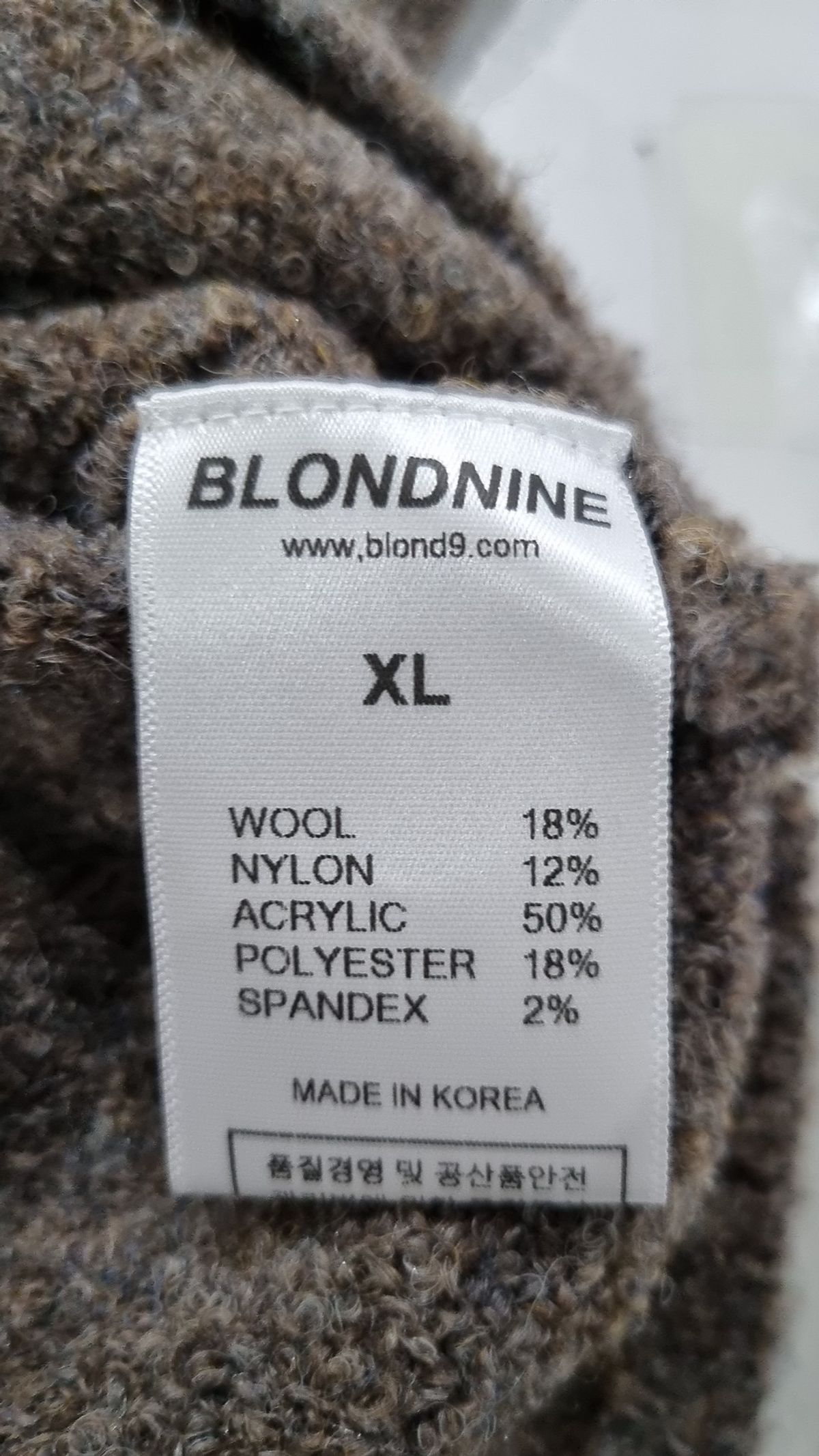 블론드나인(BLOND9) 니트/스웨터 XL