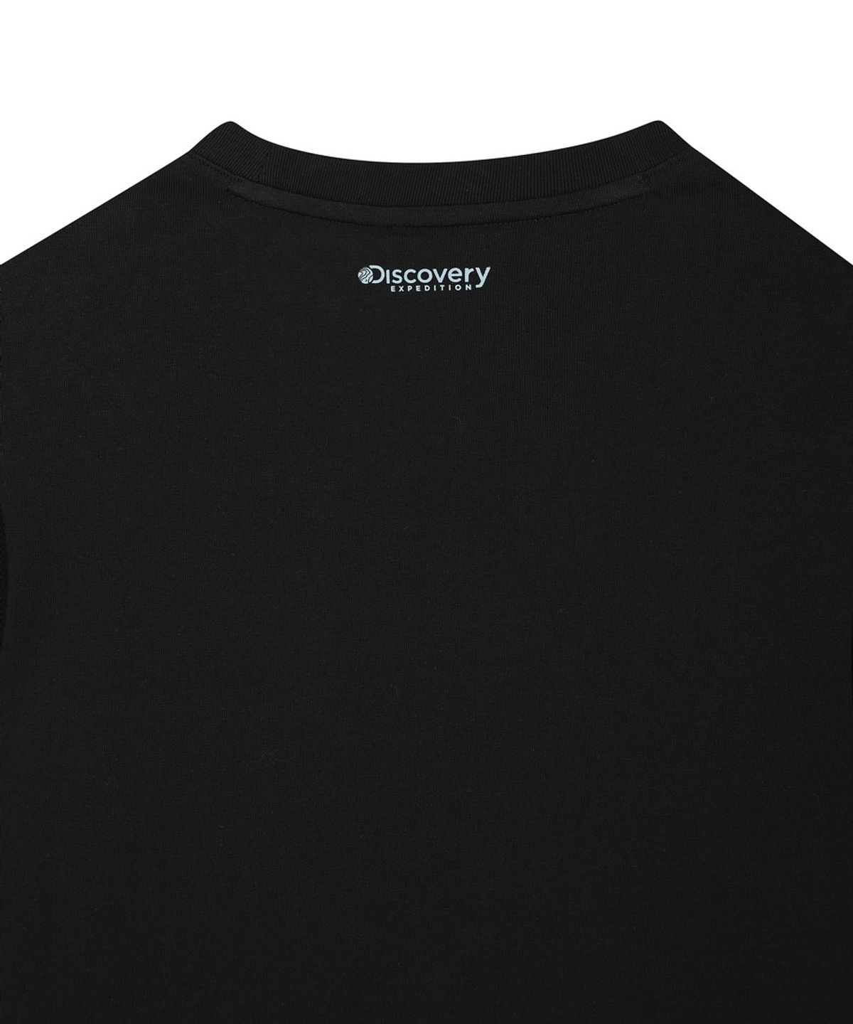 디스커버리 키즈(DISCOVERY KIDS) 키즈 그래픽 포켓 긴팔티 (BLACK)